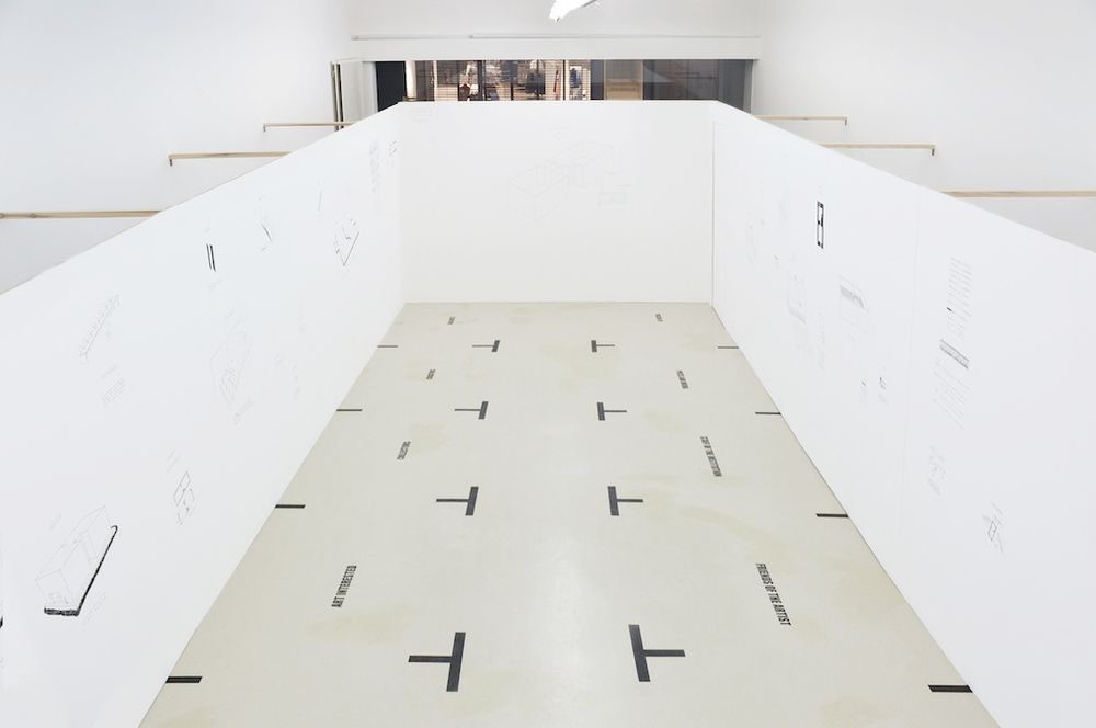 Tracing Categories from the Spatial Dispositions Series, Aldo Giannotti, ar/ge kunst, Bozen/Bolzano 2015photo aneres