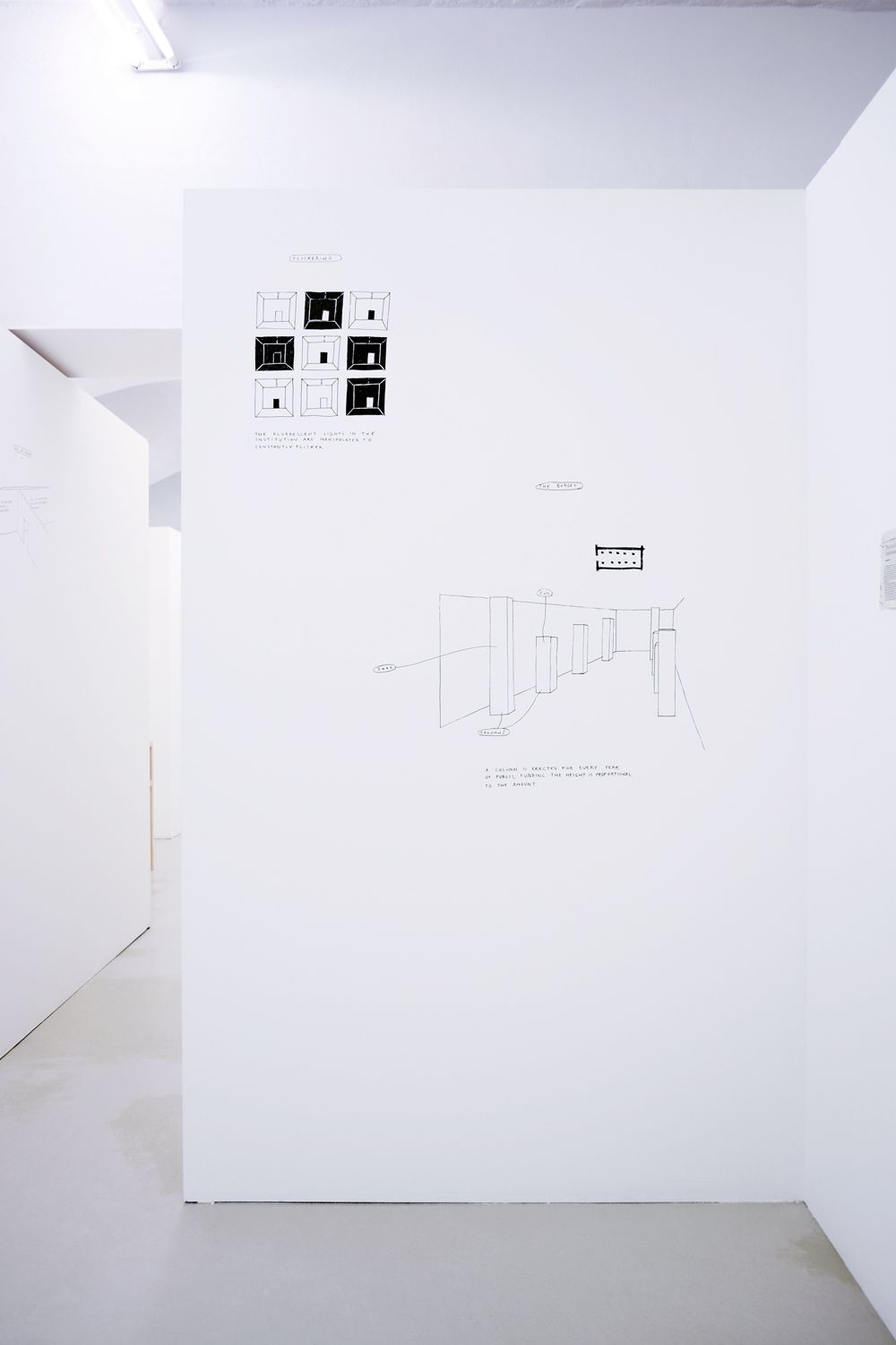 Spatial Dispositions, Installation View, Aldo Giannotti, ar/ge kunst, Bozen/Bolzano 2015photo aneres