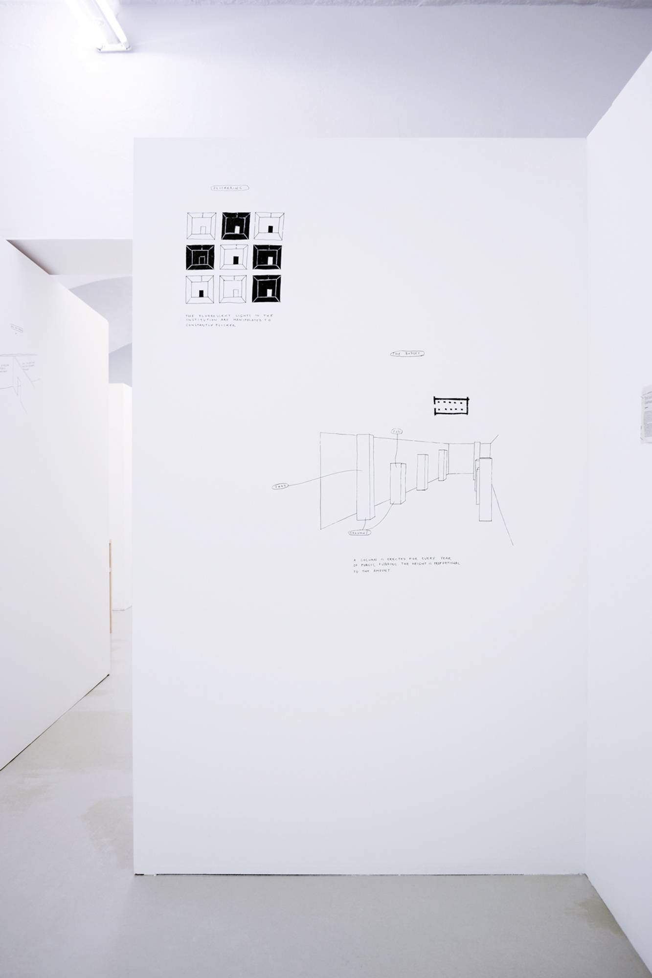 Spatial Dispositions, Installation View, Aldo Giannotti, ar/ge kunst, Bozen/Bolzano 2015photo aneres