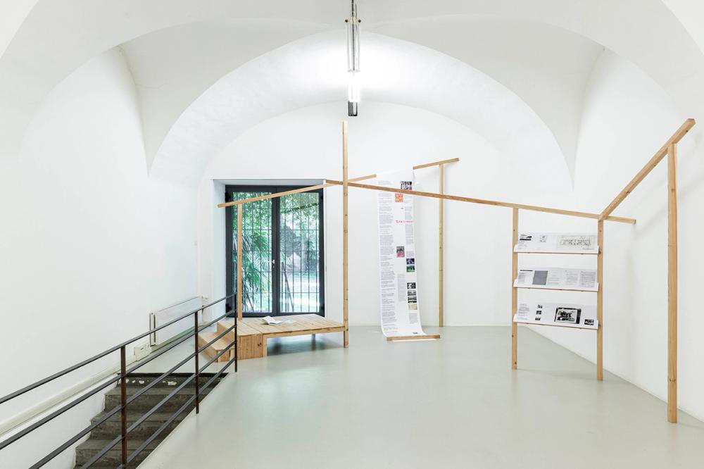 ©ar/ge kunst, Foto Tiberio Sorvillo – Visualite, 2019 Installation view della mostra di Romy Rüegger „Echoing Movements to Come“ presso ar/ge kunst Bolzano, a cura di Emanuele Guidi.