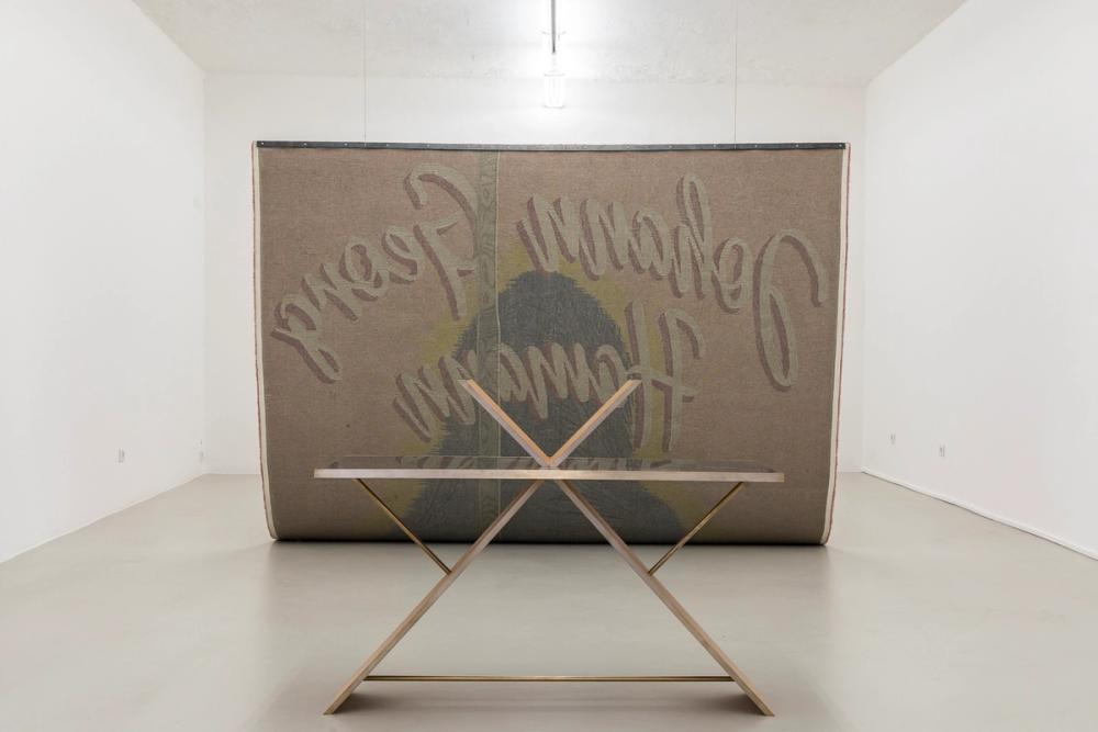 Slavs and Tatars, Kirchgängerbanger, exhibition view; ©ar/ge kunst, photo by Tiberio Servillo, 2018; ; courtesy the artist, Kraupa-Tuskany Zeidler, Berlin