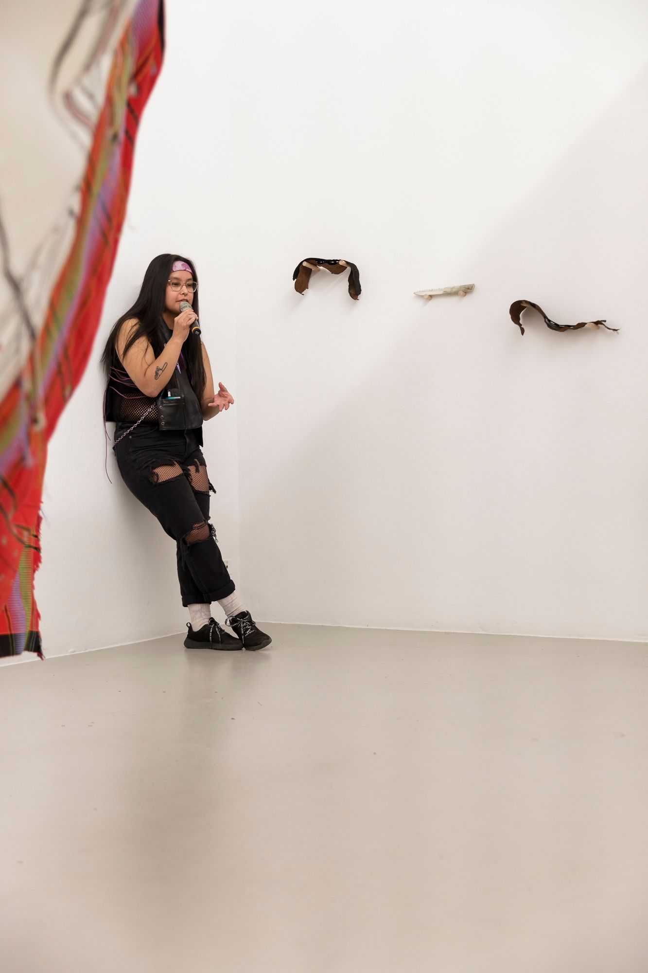 Valeen Jules at Ar/Ge Kunst. © Tiberio Sorvillo