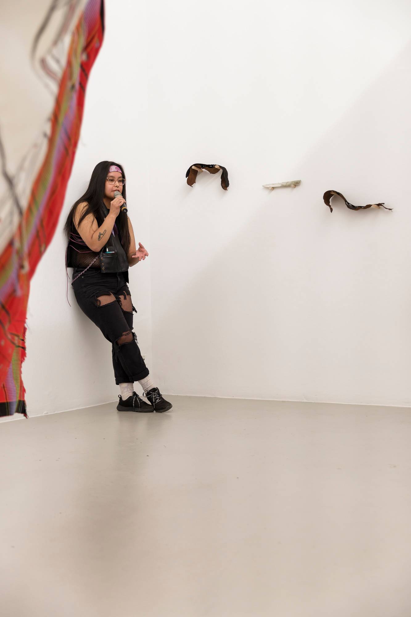 Valeen Jules at Ar/Ge Kunst. © Tiberio Sorvillo