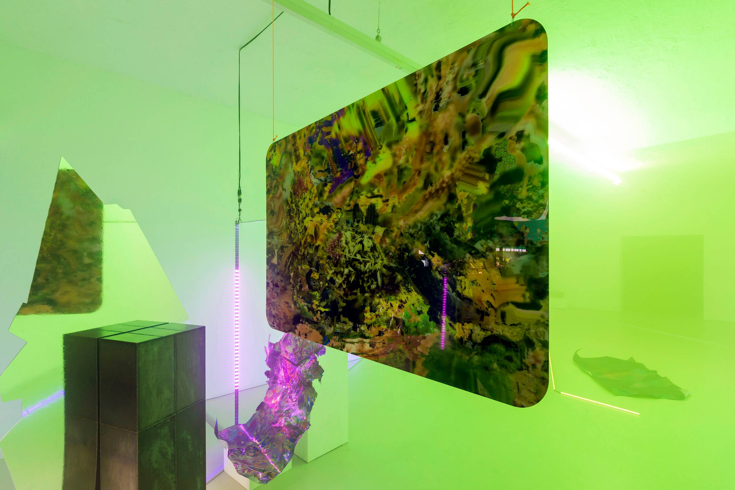 ABEYANCE & CONCURRENCE Jessika Khazrik, exhibition view, ©ar/ge kunst, Photo Tiberio Sorvillo, 2020