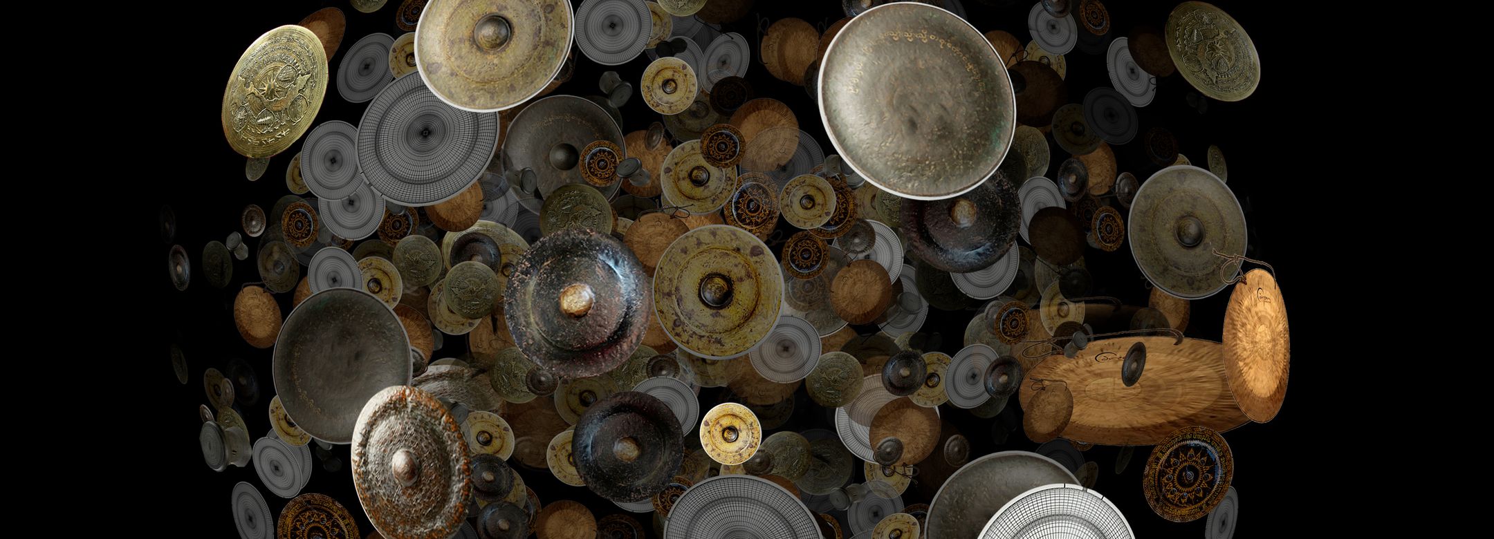 Ho Tzu Nyen, R for Resonance, 2019
Installation with VR 360-degree video, ambisonic sound through headphones, single-channel HD video projection, 5-channel sound, dimensions variable.
Co-produced by Sharjah Art Foundation, Rockbund Art Museum Shanghai and Edouard Malingue Gallery
Courtesy of the Artist and Edouard Malingue Gallery