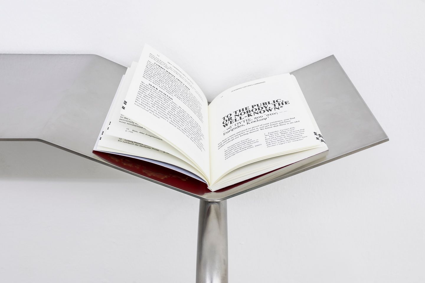 Slavs and Tatars, Underage Page (Extended Turquoise), 2018, Installation view; ©ar/ge kunst, photo by Tiberio Servillo, 2018; ; courtesy the artist, Kraupa-Tuskany Zeidler, Berlin