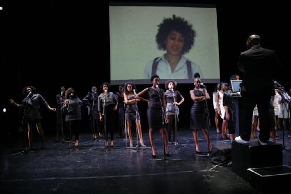 Rashaad Newsome, Shade Compositions, performance, video, 2009 Courtesy the artist