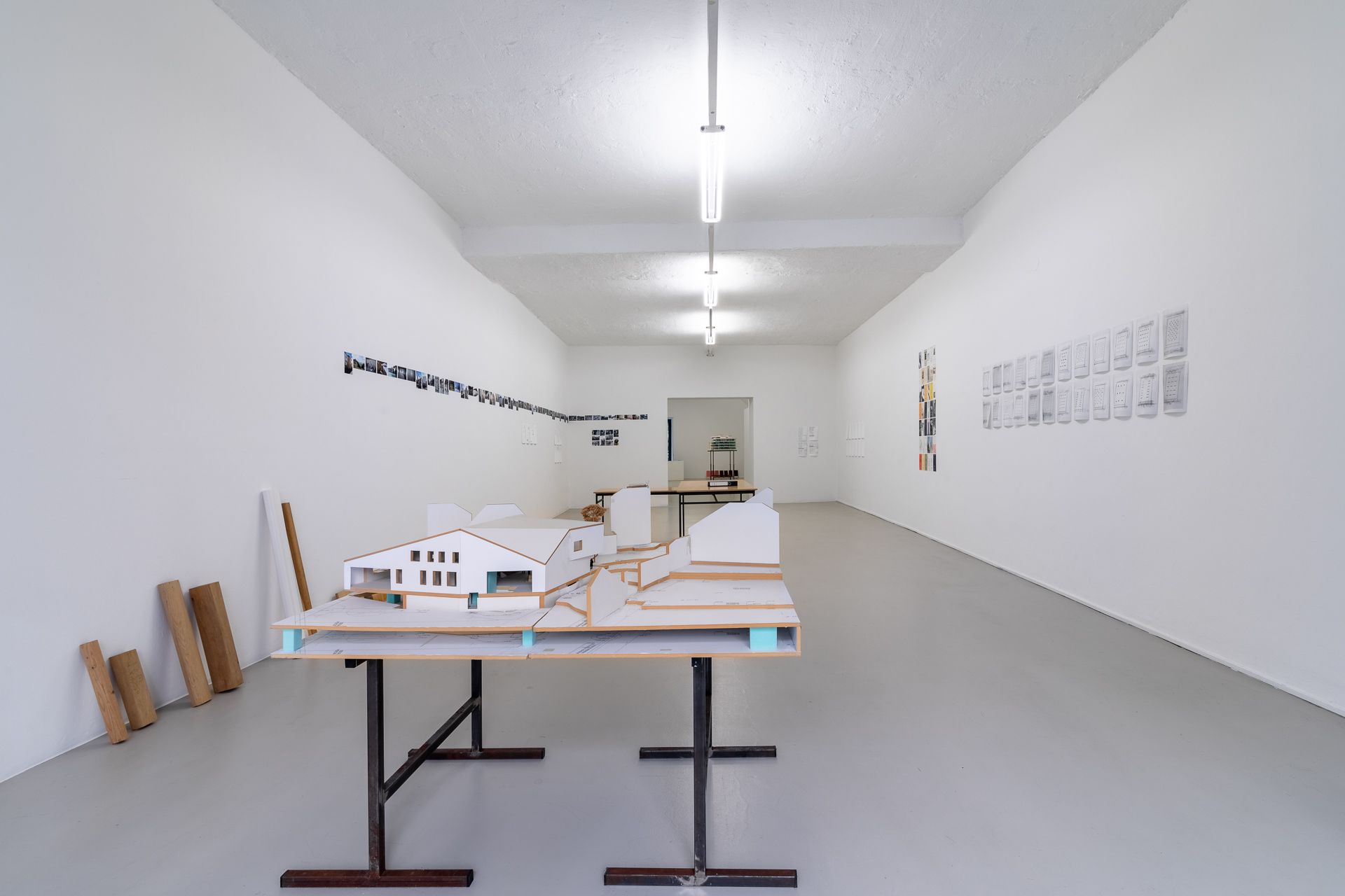 Christoph Mayr Fingerle, Architect, exhibition view, ©ar/ge kunst, photo Luca Guadagnini, 2021