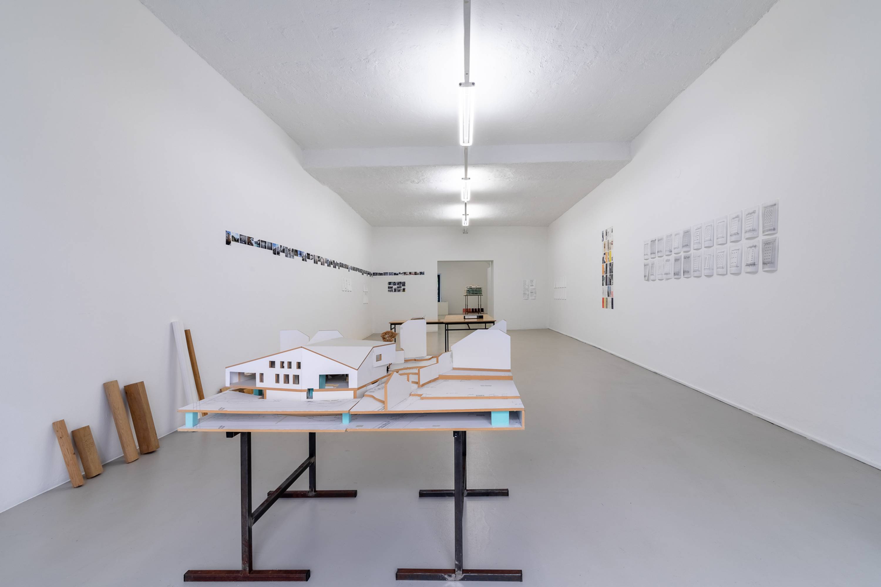 Christoph Mayr Fingerle, Architect, exhibition view, ©ar/ge kunst, photo Luca Guadagnini, 2021