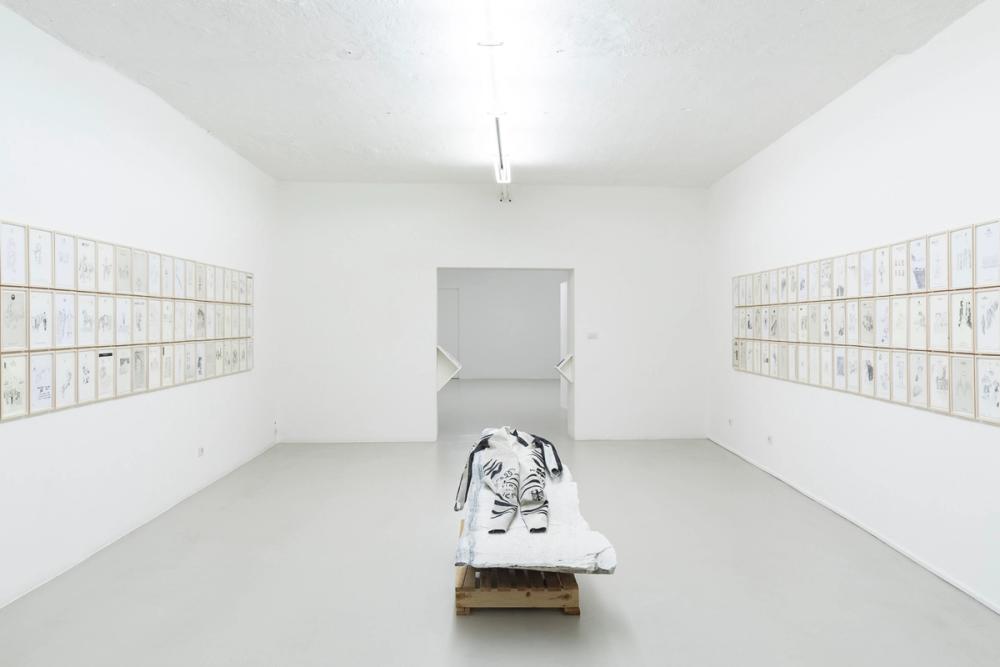 ©ar/ge kunst, Buchhandlung Kalter König, Sven Sachsalber, installation view, foto Tiberio Sorvillo, 2018