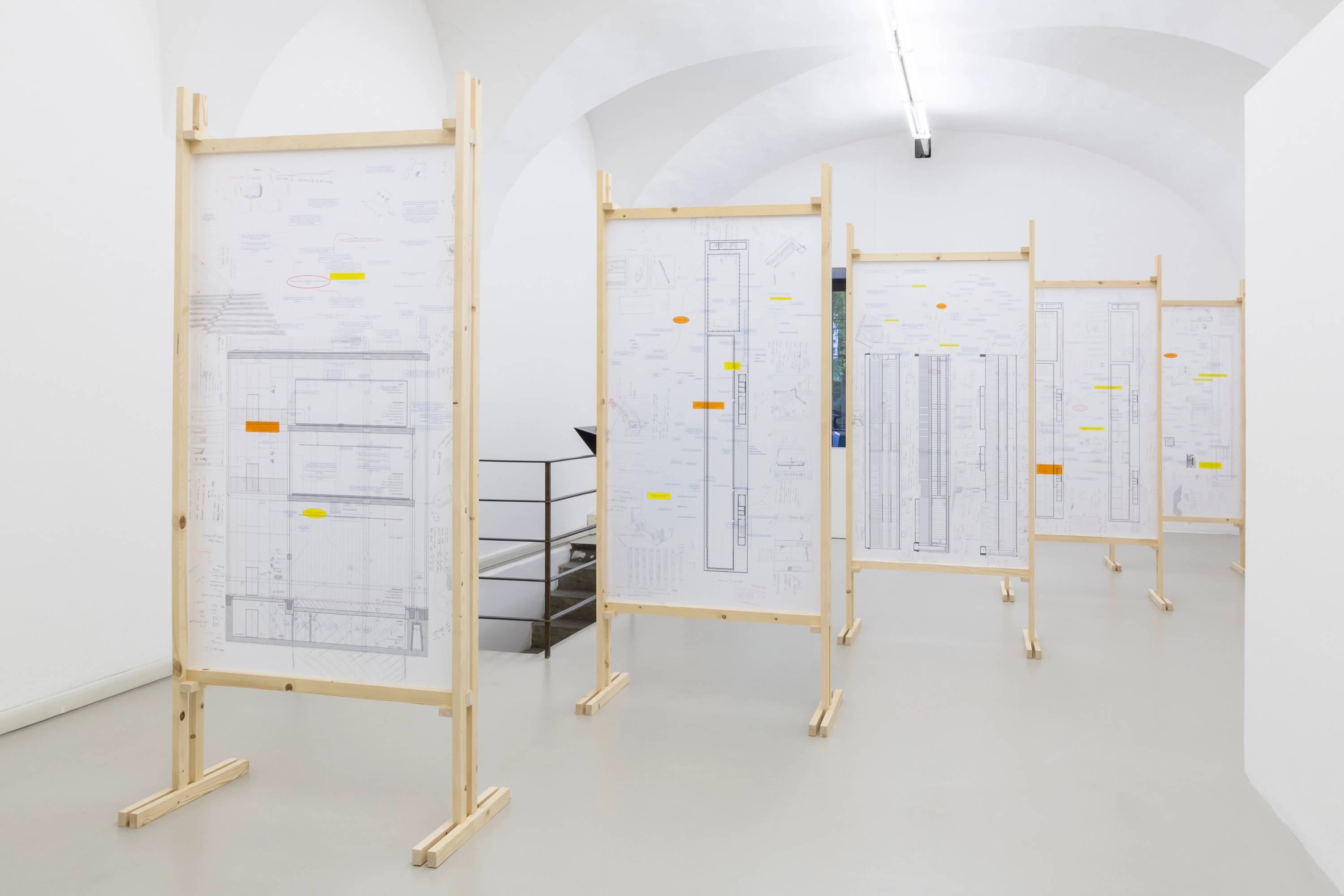 Elisa Caldana and Diego Tonus, Topography of Terror, Installation View at ar/ge kunst. Photo Guadagnini, 2017 ©argekunst, Bolzano