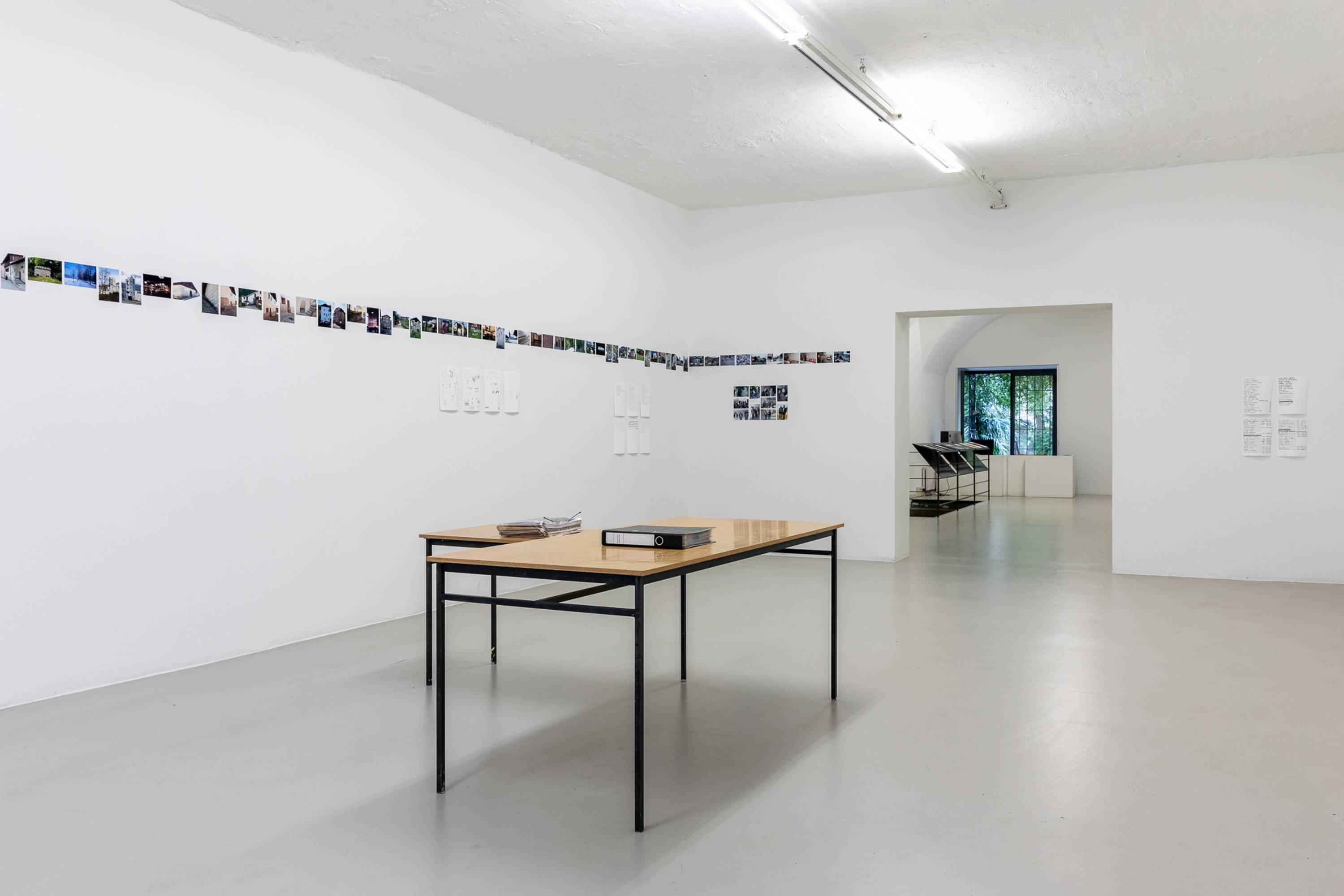 Christoph Mayr Fingerle, Architect, exhibition view, ©ar/ge kunst, photo Luca Guadagnini, 2021