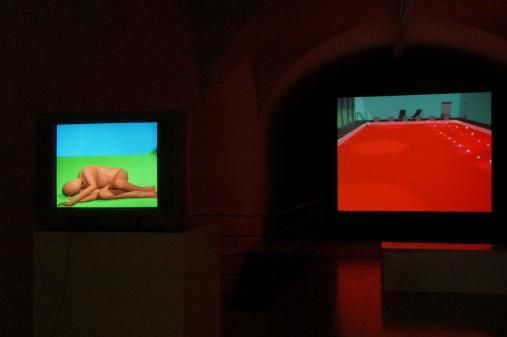 Exhibiton view, Yves Netzhammer, 2006