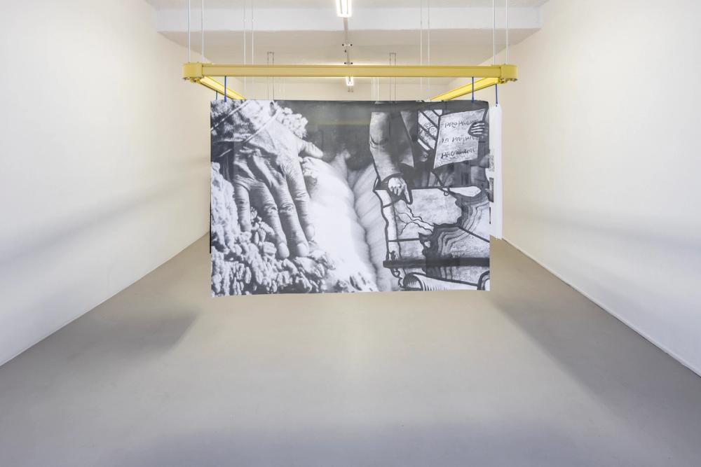 Silver Rights, Elena Mazzi in dialogue with Eduardo Molinari, exhibition view, ©ar/ge kunst, photo Tiberio Sorvillo, 2021
