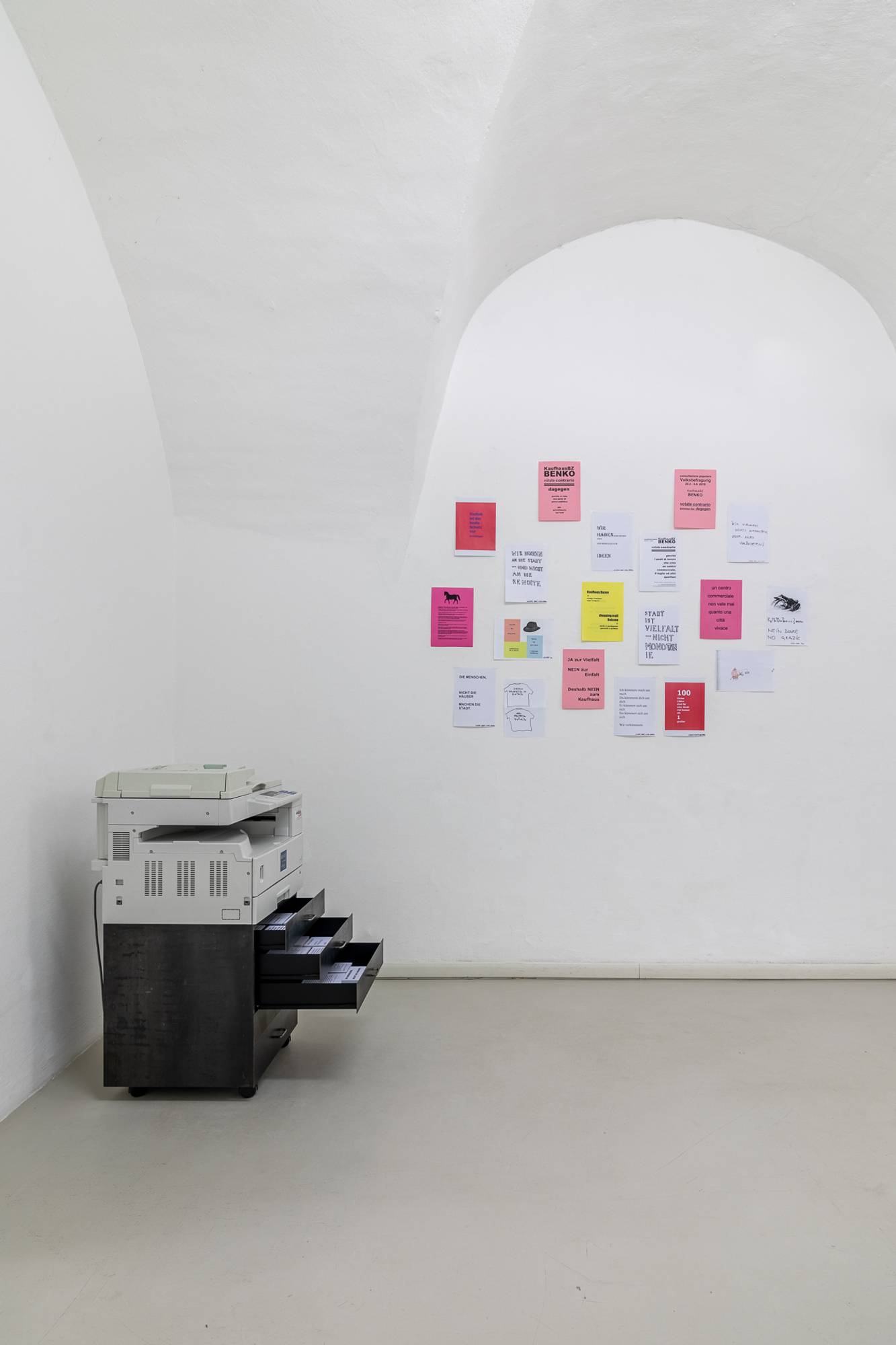 Christoph Mayr Fingerle, Architect, exhibition view, ©ar/ge kunst, photo Luca Guadagnini, 2021