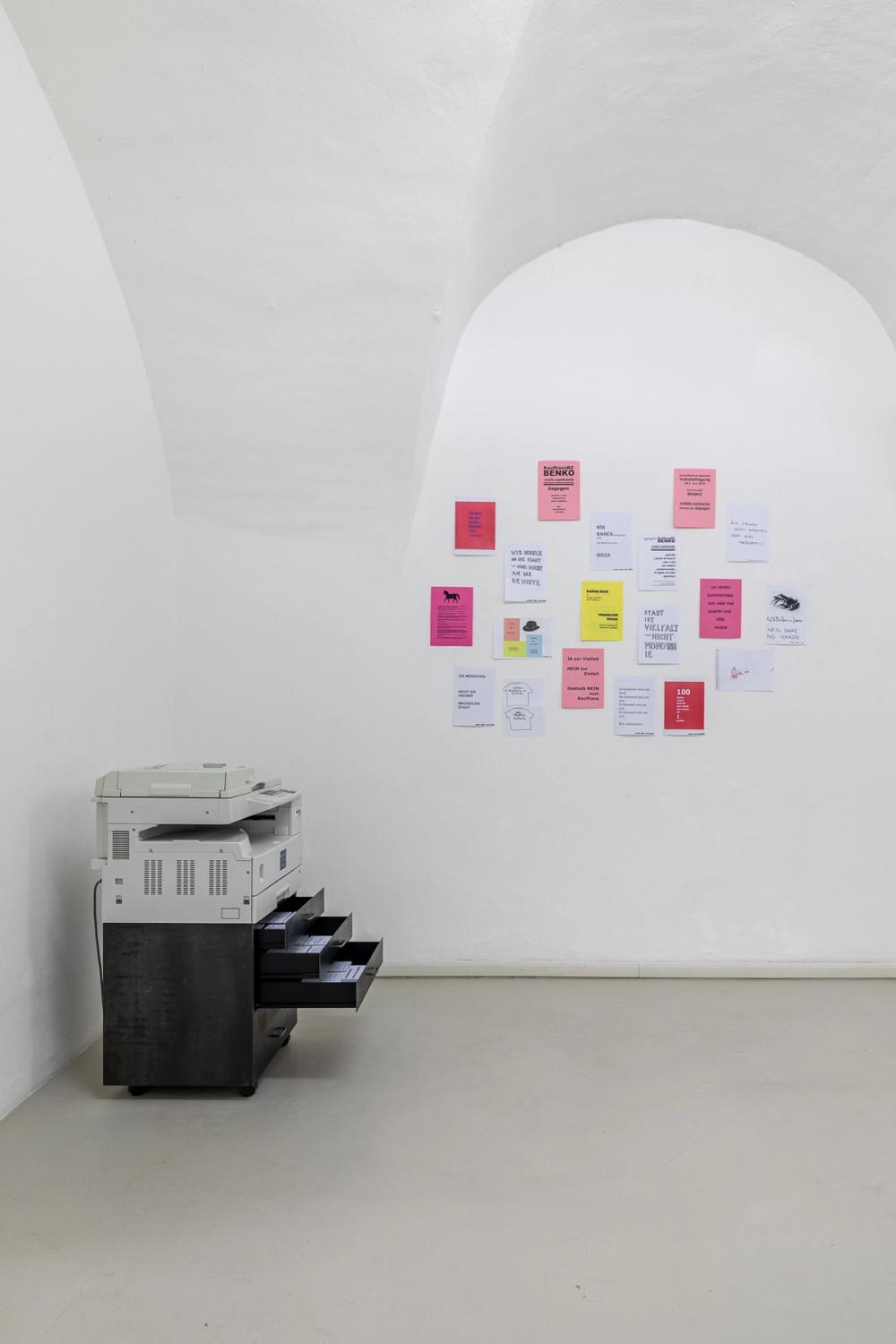 Christoph Mayr Fingerle, Architect, exhibition view, ©ar/ge kunst, photo Luca Guadagnini, 2021