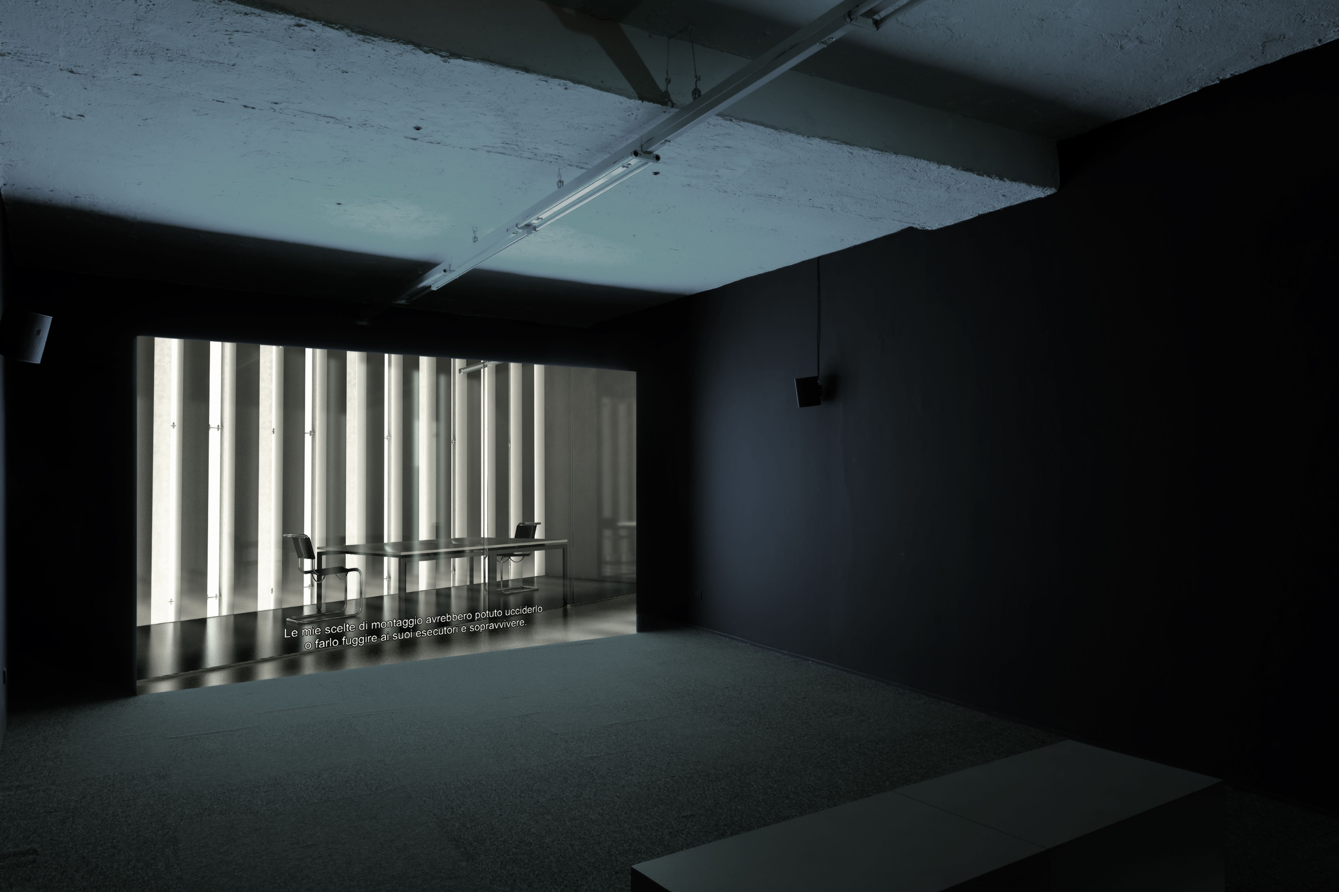 Elisa Caldana and Diego Tonus, Topography of Terror, Installation View at ar/ge kunst. Photo Guadagnini, 2017 ©argekunst, Bolzano