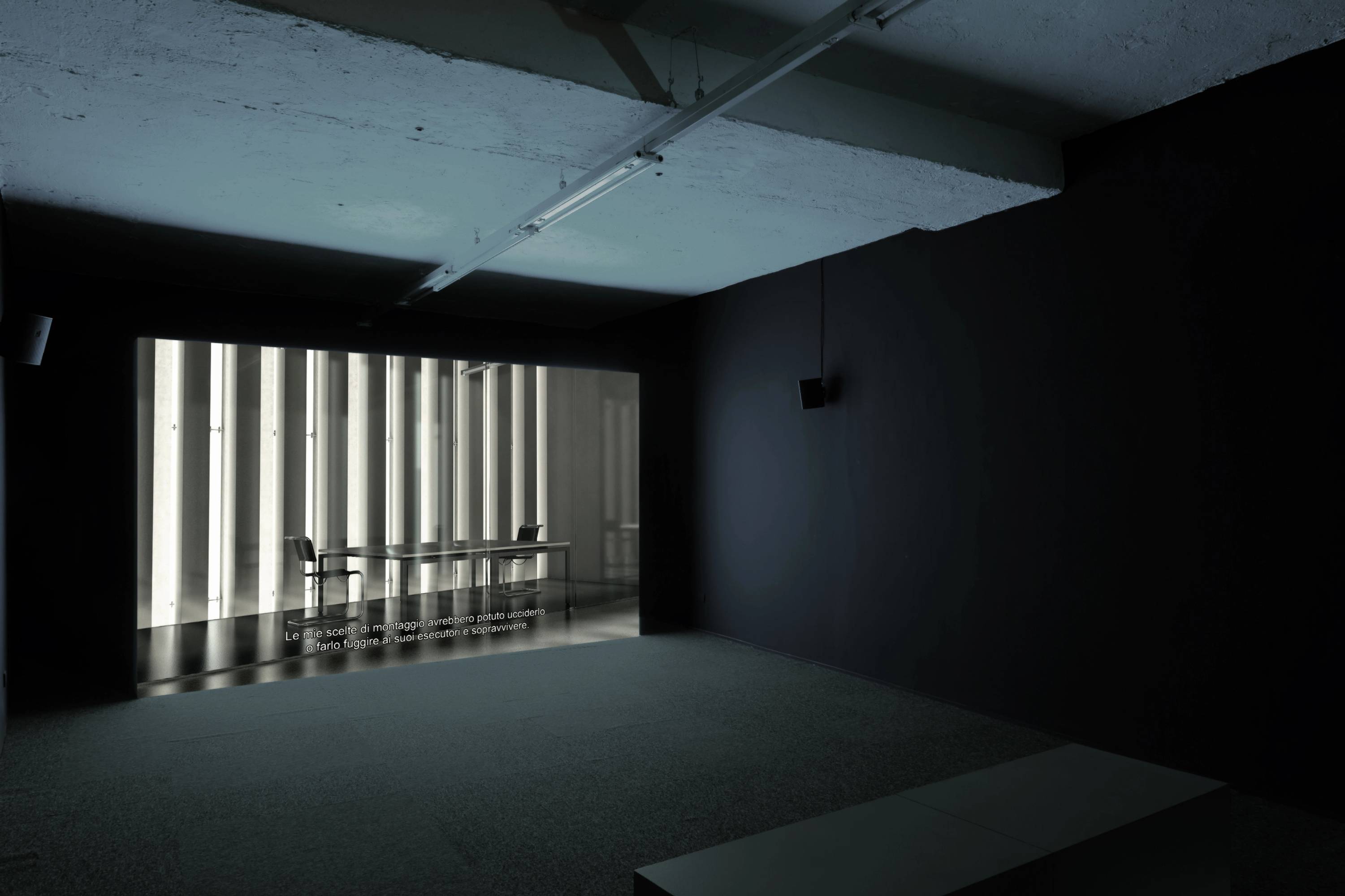 Elisa Caldana and Diego Tonus, Topography of Terror, Installation View at ar/ge kunst. Photo Guadagnini, 2017 ©argekunst, Bolzano