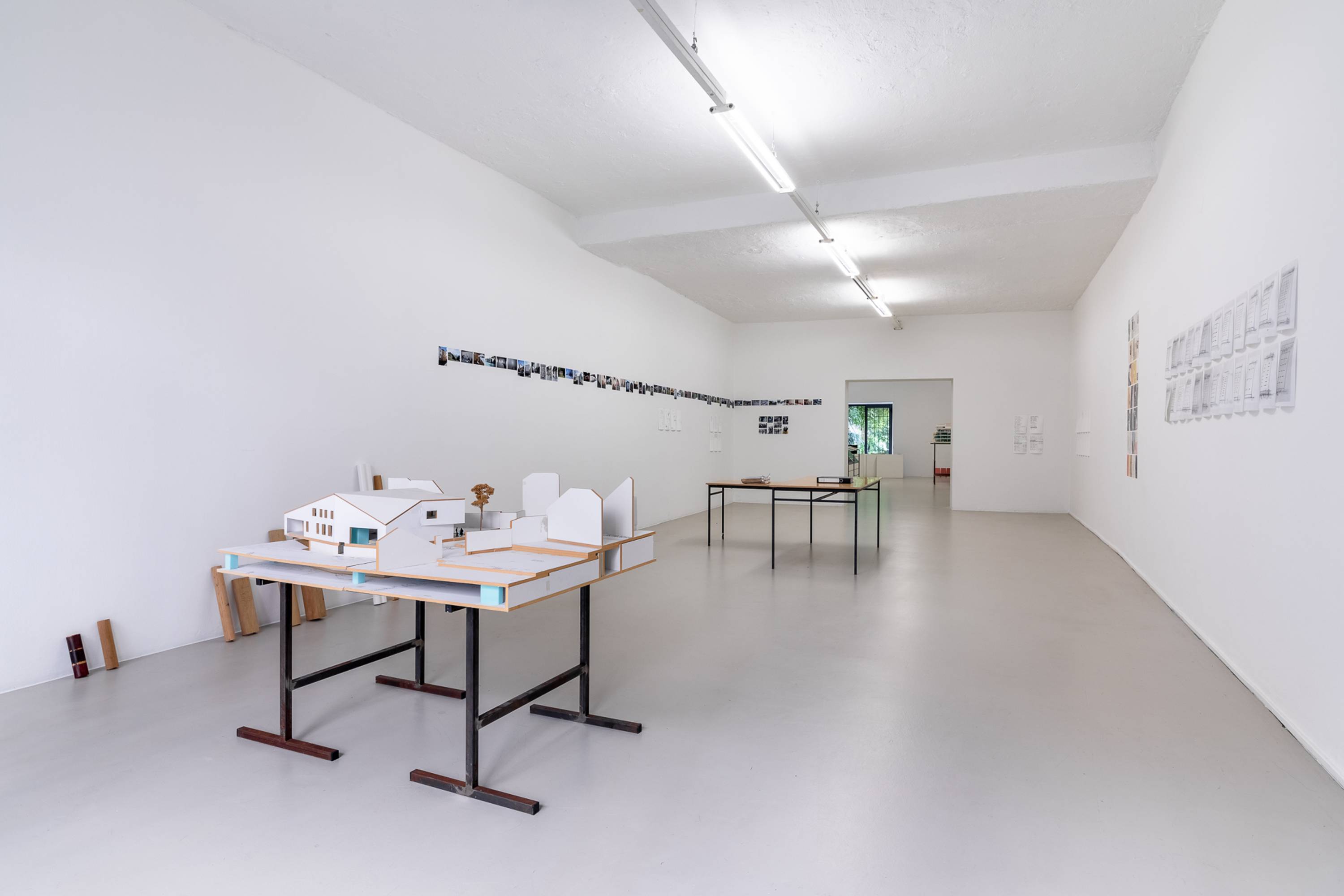 Christoph Mayr Fingerle, Architect, exhibition view, ©ar/ge kunst, photo Luca Guadagnini, 2021