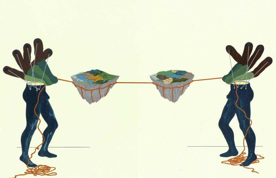 Otobong Nkanga, Contained Measures of Pointe Noire, CCF, Pointe Noire, 2009