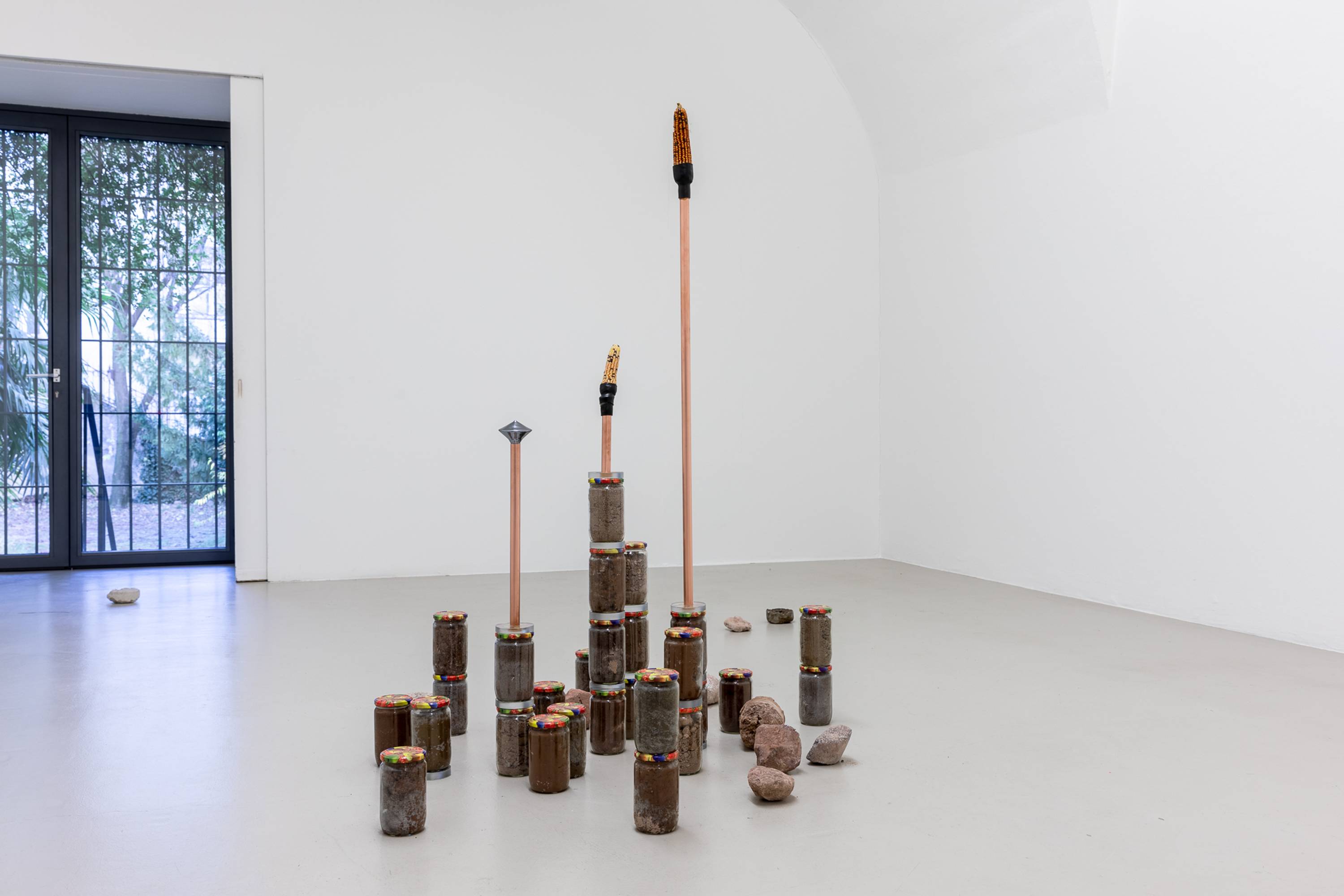 Katrin Hornek, Plant Plant, exhibition view, ©ar/ge kunst and BAU, photo Luca Guadagnini, 2021