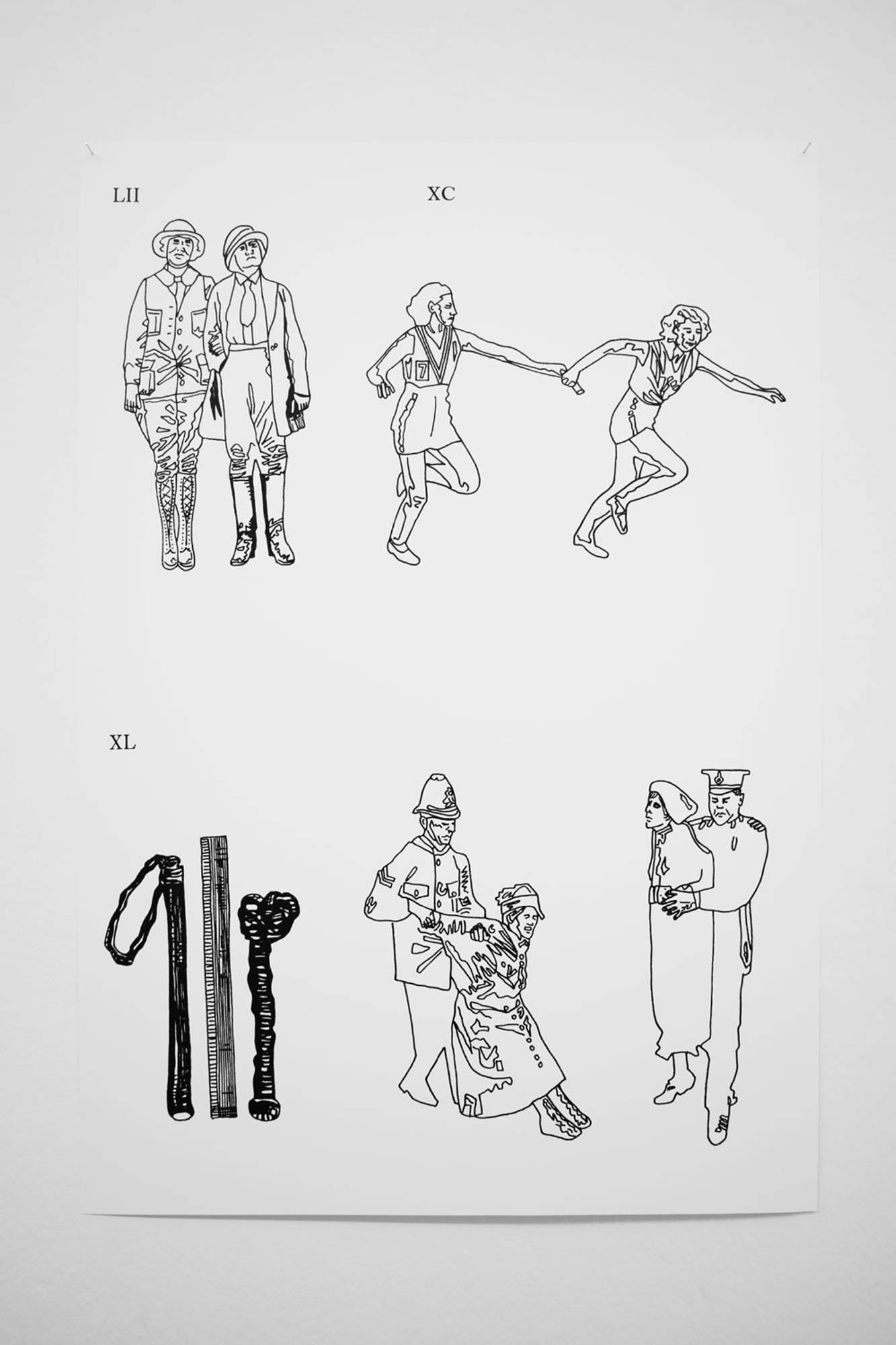 Olivia Plender, Many Maids Make Much Noise, Exhibition view at ar/ge kunst Bolzano, Foto aneres,2015