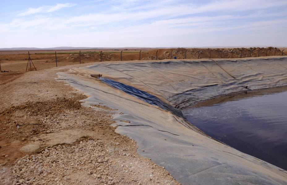 Margherita Moscardini, production still taken in Mafraq Governorate in 2018.