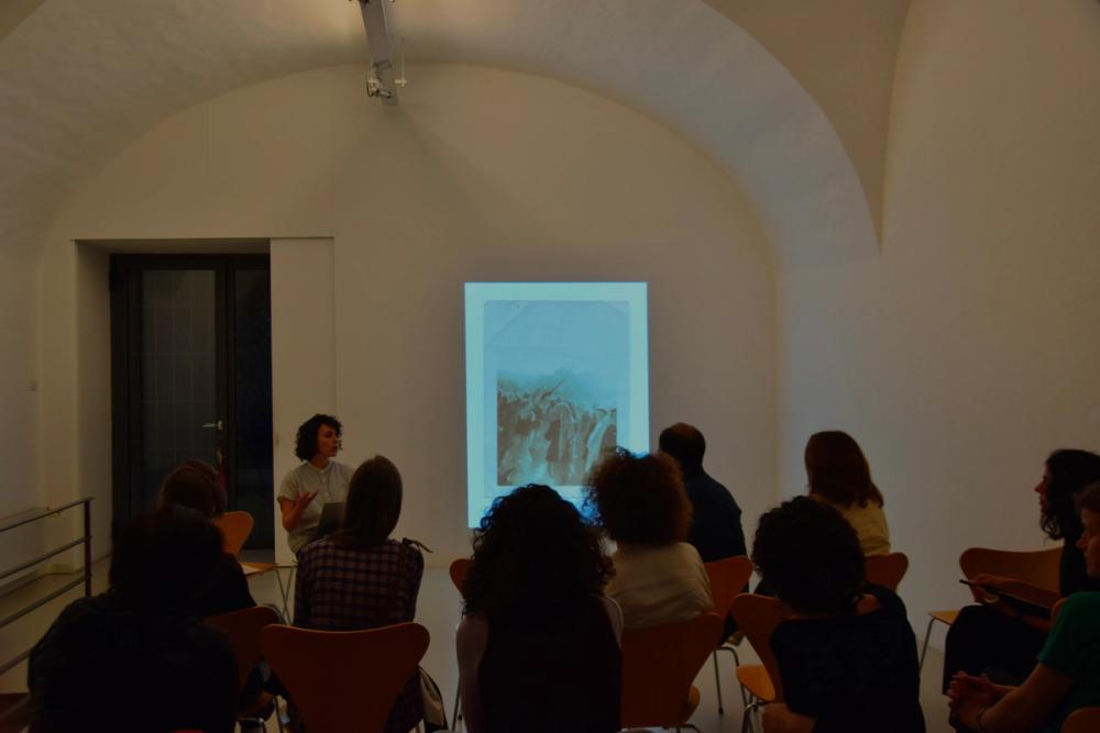 Screening and Talk. Noor Abed. Photo Greta Martina