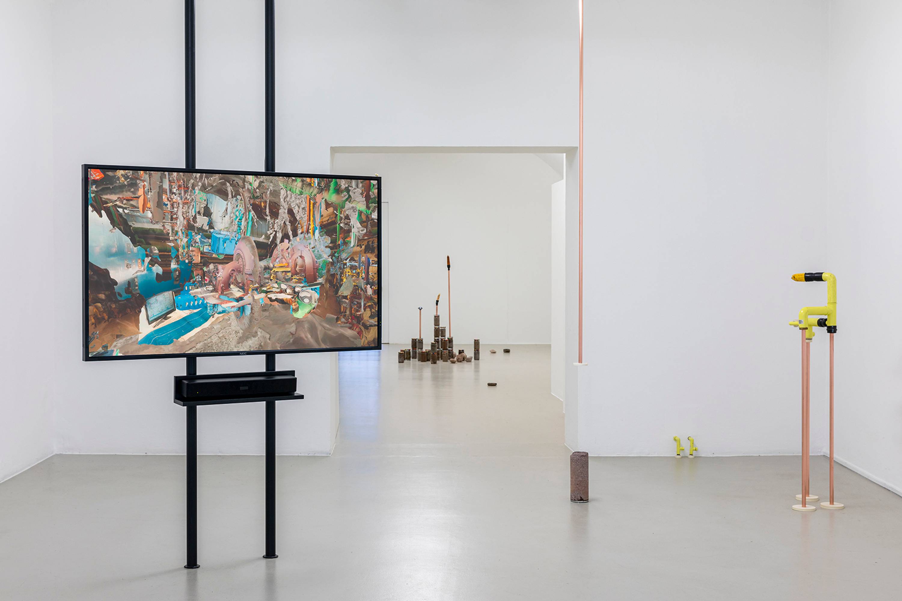 Katrin Hornek, Plant Plant, exhibition view, ©ar/ge kunst and BAU, photo Luca Guadagnini, 2021