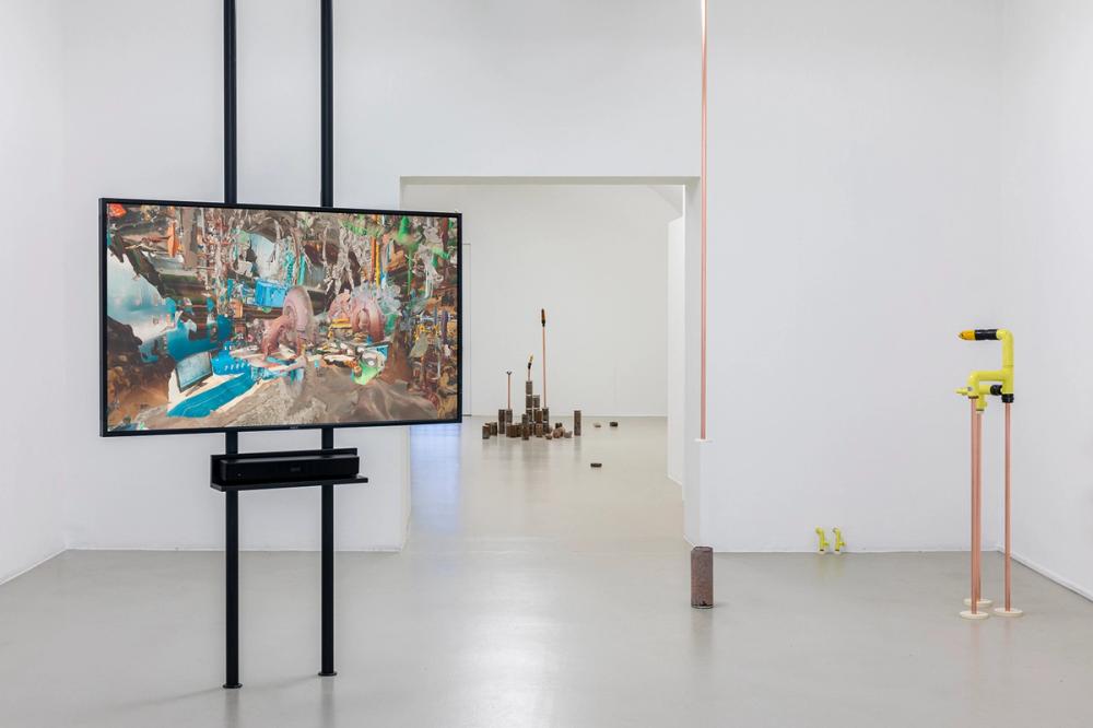 Katrin Hornek, Plant Plant, exhibition view, ©ar/ge kunst and BAU, photo Luca Guadagnini, 2021