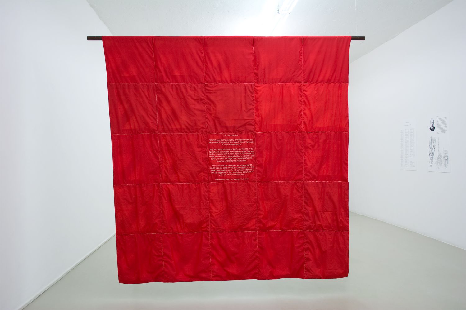 Olivia Plender, Many Maids Make Much Noise, Exhibition view at ar/ge kunst Bolzano, Foto aneres,2015