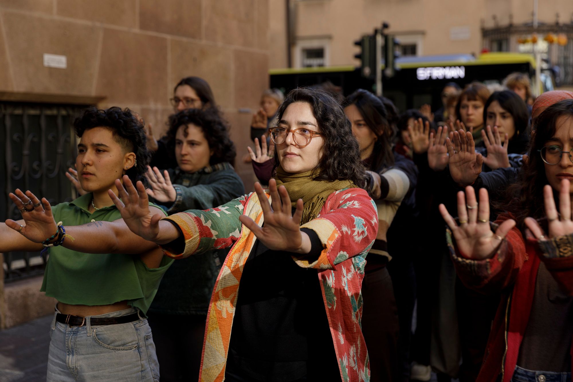 The Missing Forest by Poly Merchantia. The Scorched Earthly, A sit-in. © Tiberio Sorvillo