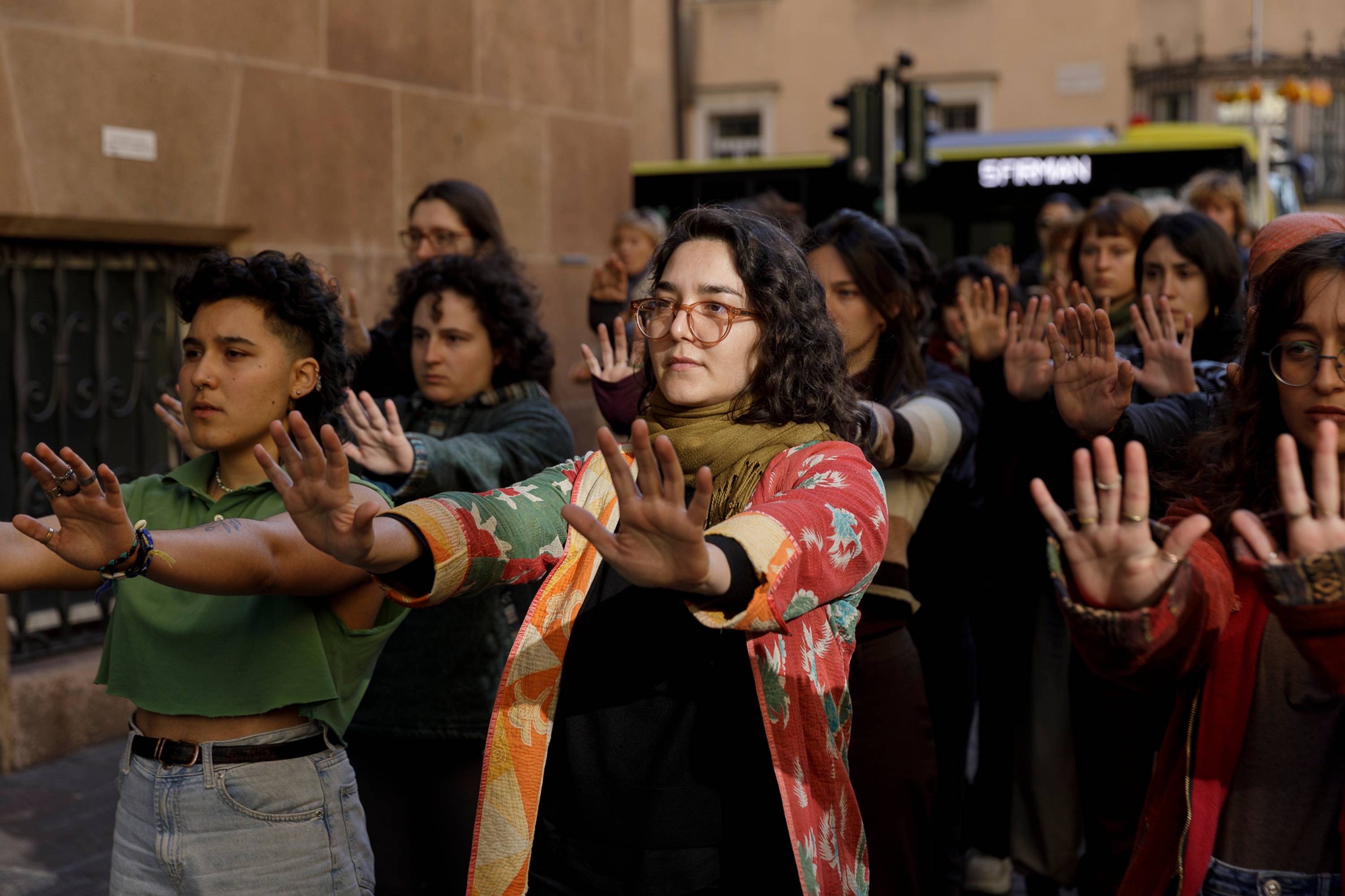 The Missing Forest by Poly Merchantia. The Scorched Earthly, A sit-in. © Tiberio Sorvillo