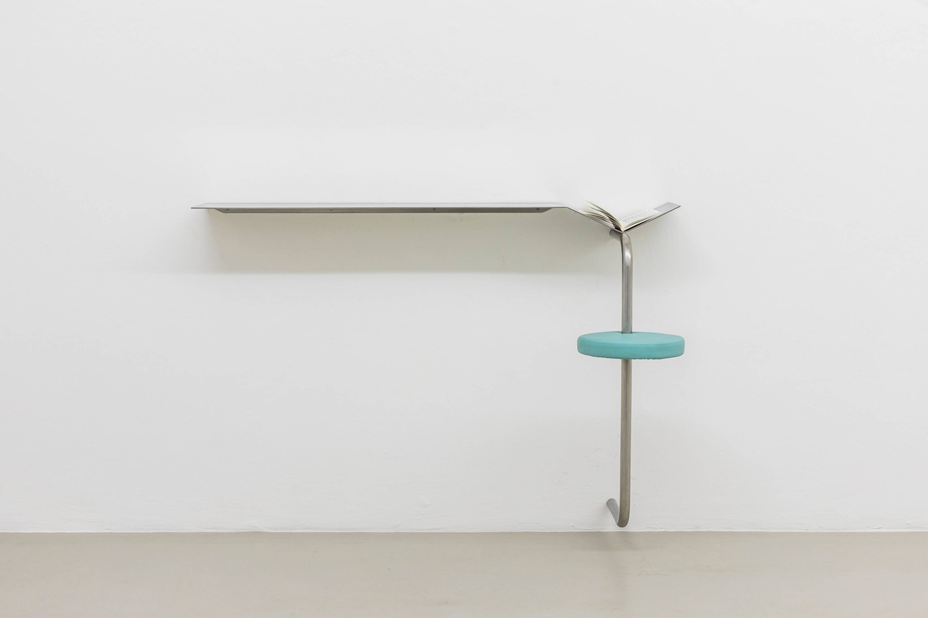 Slavs and Tatars, Underage Page (Extended Turquoise), 2018, Installation view; ©ar/ge kunst, photo by Tiberio Servillo, 2018; ; courtesy the artist, Kraupa-Tuskany Zeidler, Berlin