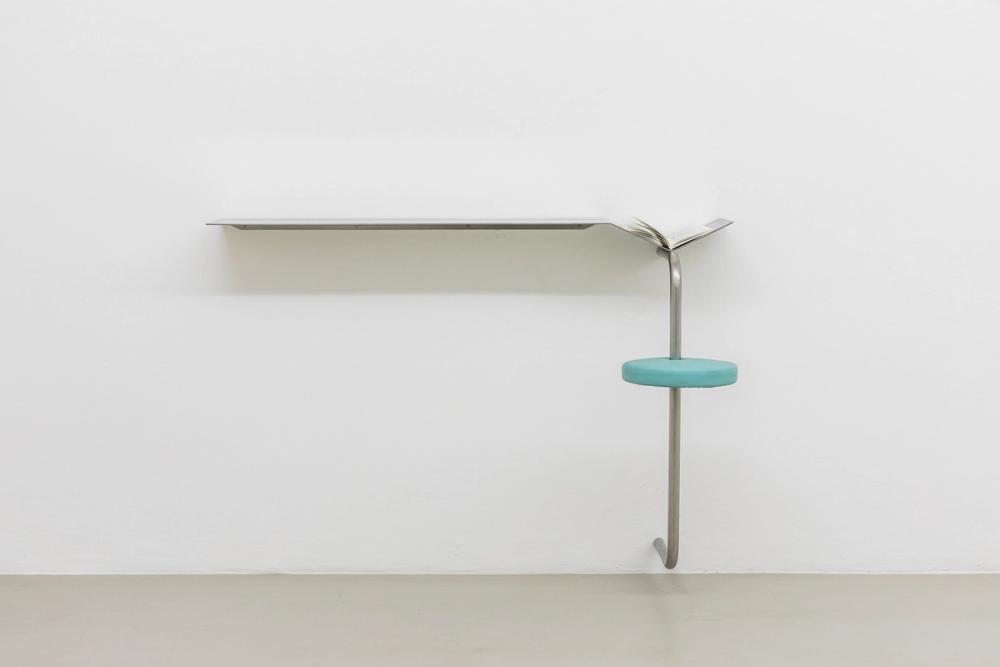 Slavs and Tatars, Underage Page (Extended Turquoise), 2018, Installation view; ©ar/ge kunst, photo by Tiberio Servillo, 2018; ; courtesy the artist, Kraupa-Tuskany Zeidler, Berlin