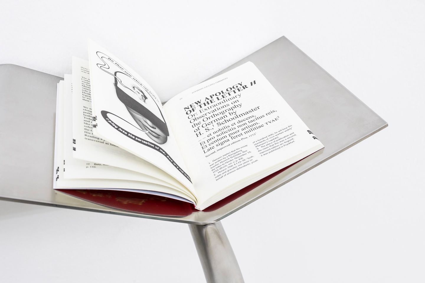 Slavs and Tatars, Underage Page (Extended Turquoise), 2018, Installation view; ©ar/ge kunst, photo by Tiberio Servillo, 2018; ; courtesy the artist, Kraupa-Tuskany Zeidler, Berlin