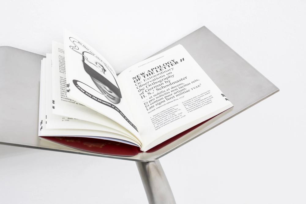 Slavs and Tatars, Underage Page (Extended Turquoise), 2018, Installation view; ©ar/ge kunst, photo by Tiberio Servillo, 2018; ; courtesy the artist, Kraupa-Tuskany Zeidler, Berlin