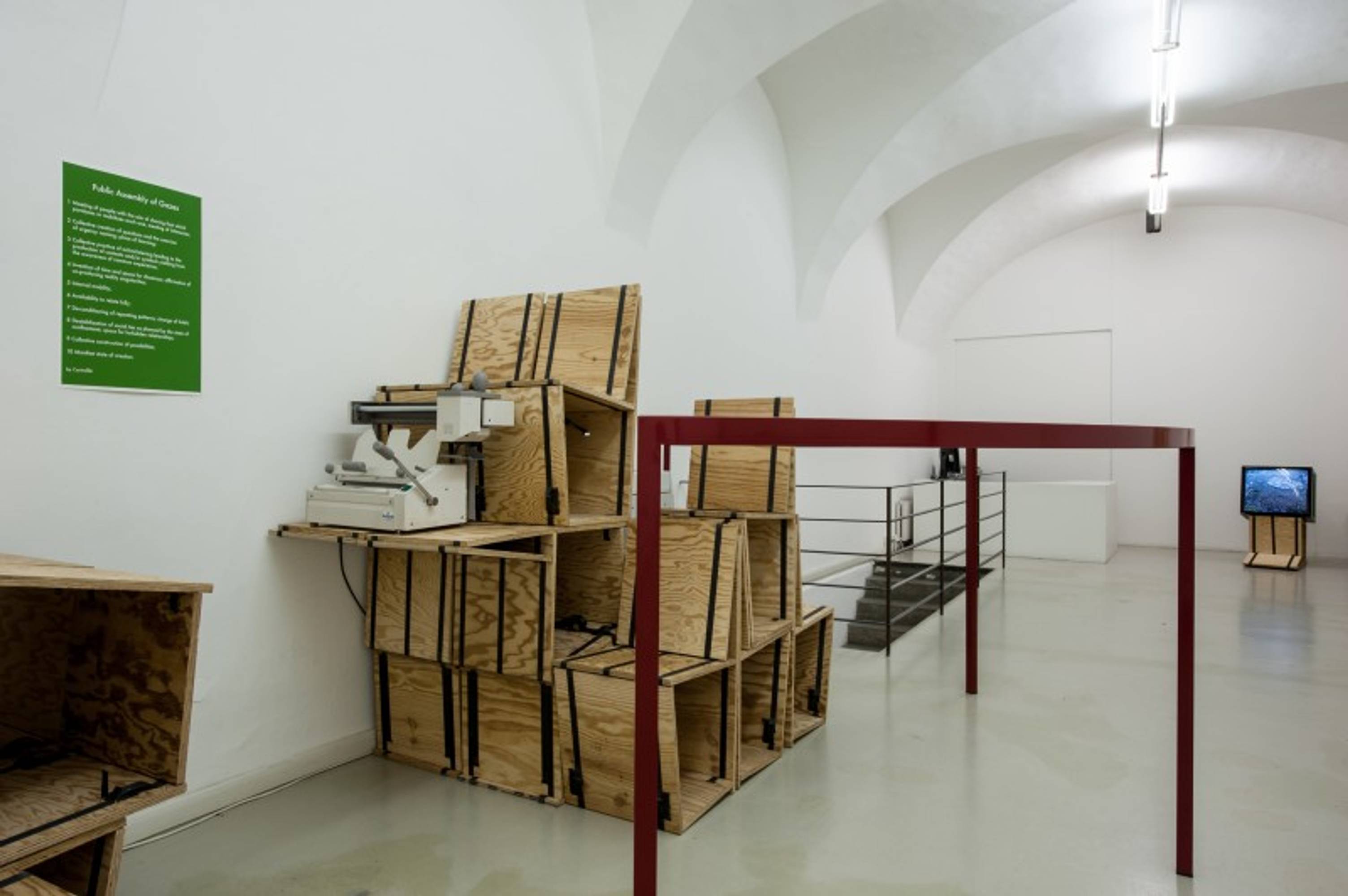 Body at Publish editorial station by Curandi Katz in Constellations of One and Many – Part III, Installation view, photo Ivo Corrà, 2014