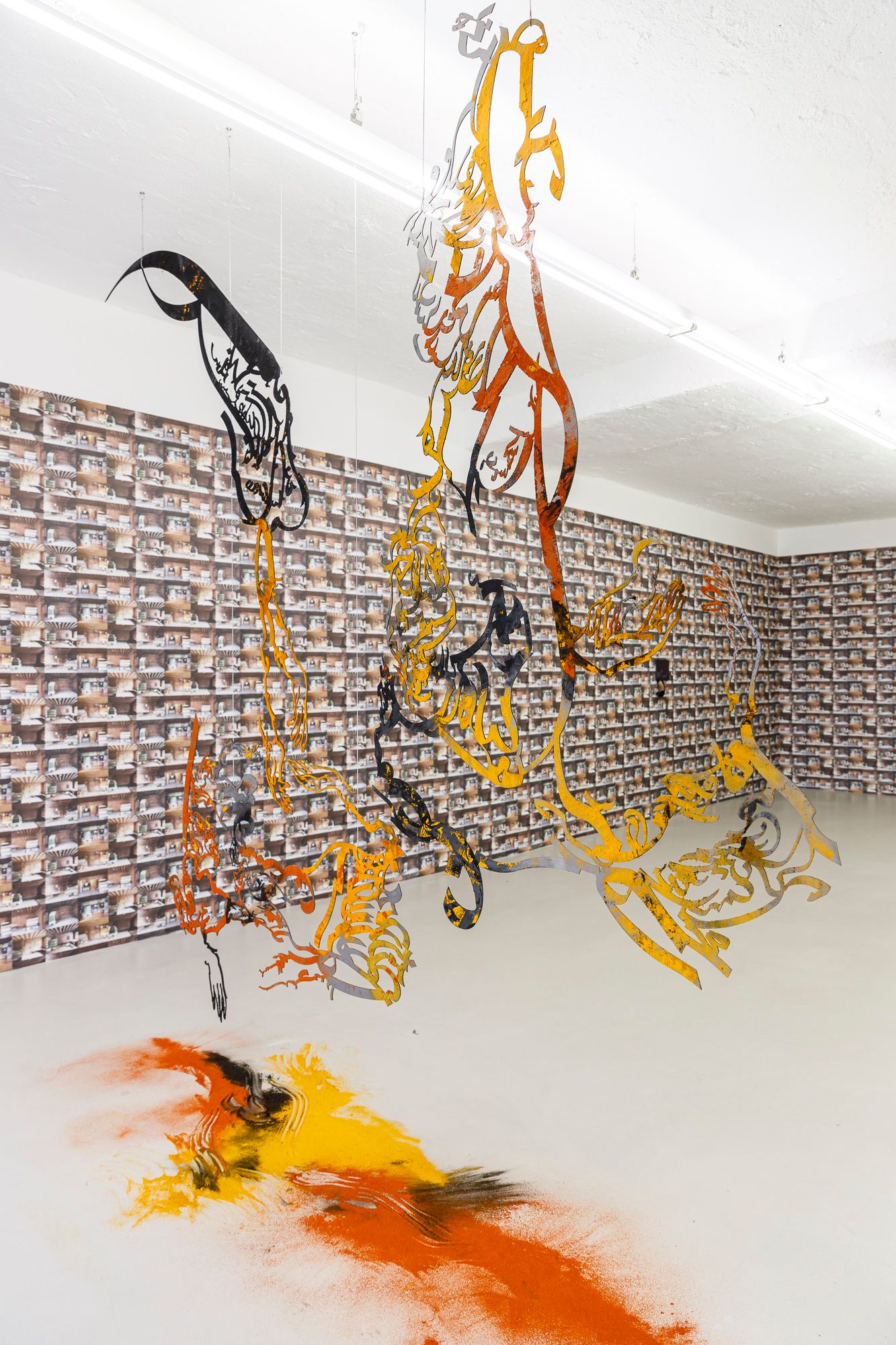 Monia Ben Hamouda, Aniconism as Figuration Urgency (The spell III), 2022, courtesy of the artist. Photo Tiberio Sorvillo, ©ar/ge kunst, 2022