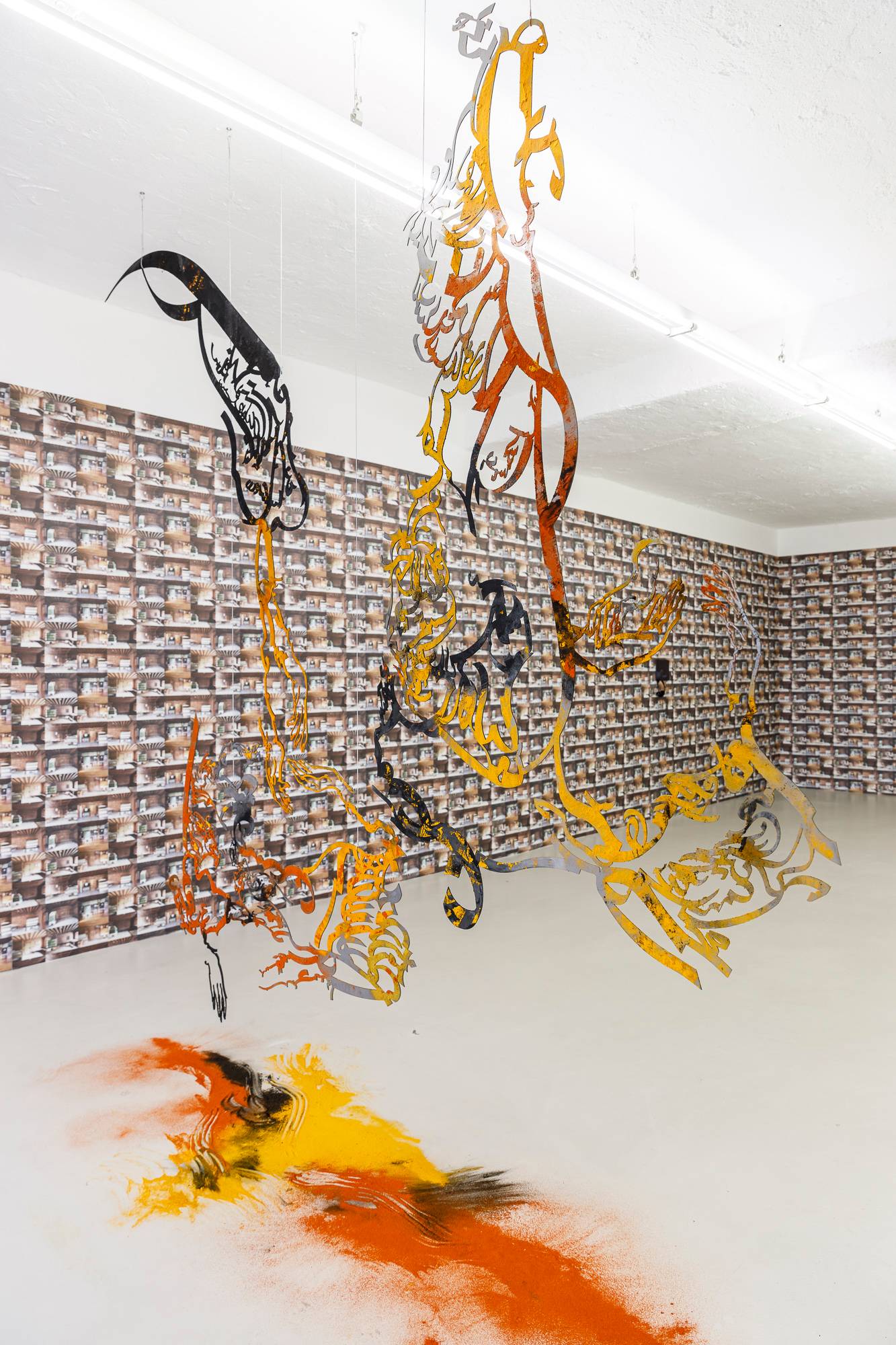 Monia Ben Hamouda, Aniconism as Figuration Urgency (The spell III), 2022, courtesy of the artist. Photo Tiberio Sorvillo, ©ar/ge kunst, 2022