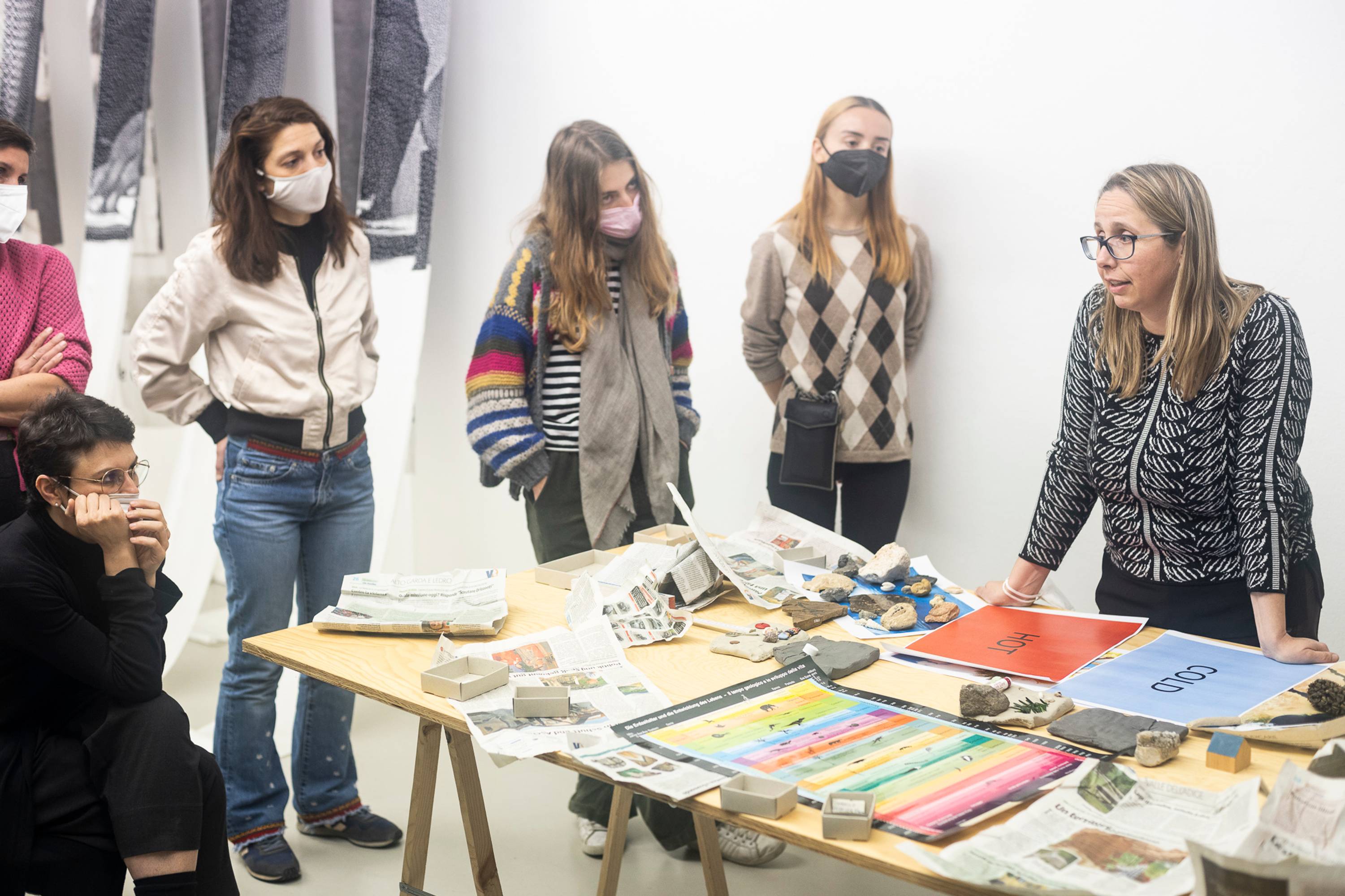 Savoir-Vivre workshop with Evelyn Kustatscher, curated by BAU, ©ar/ge kunst, photo Tiberio Sorvillo, 2021