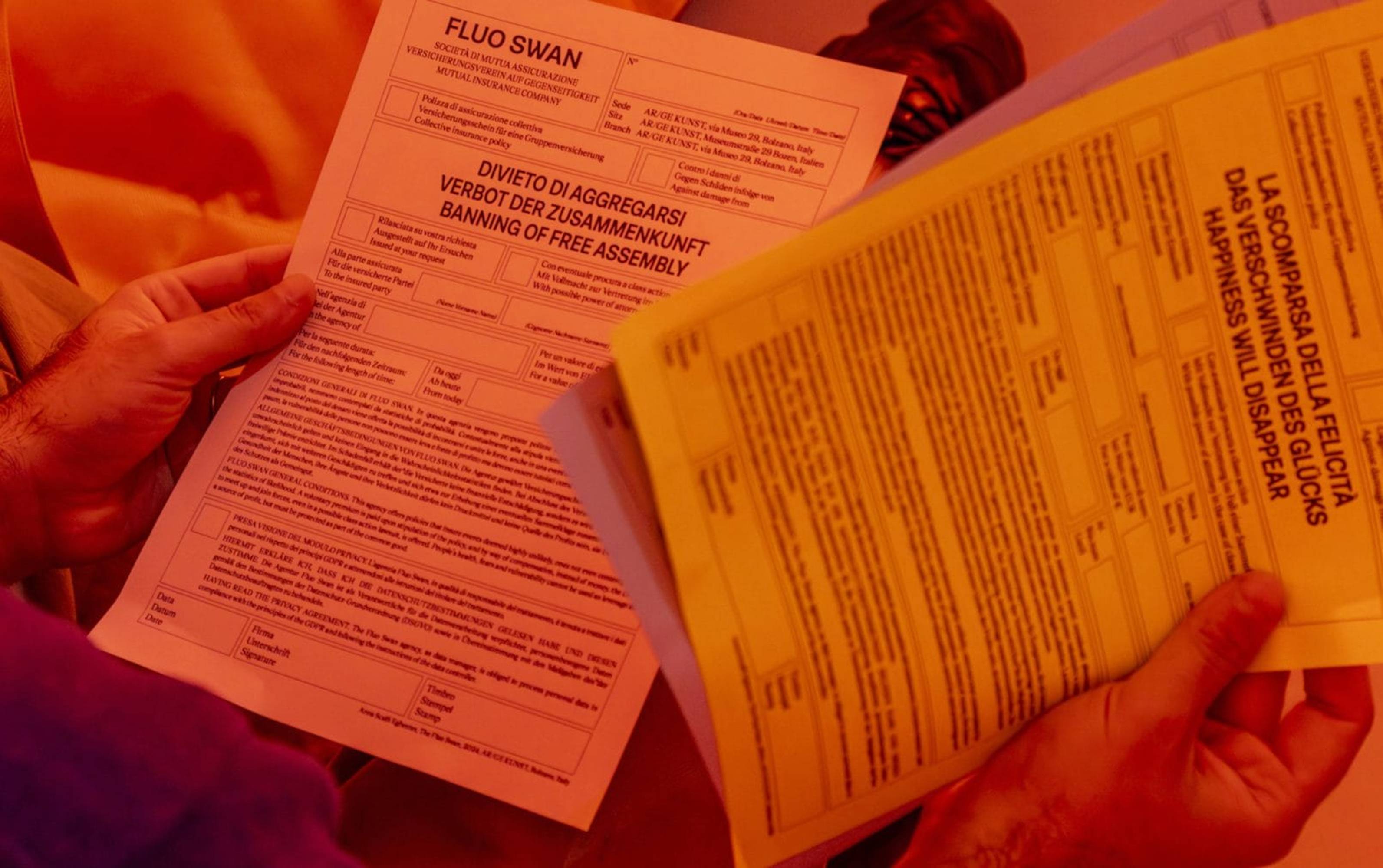 ANNA SCALFI EGHENTER. THE FLUO SWAN, 19.09.2024 – 29.11.2024, AR/GE Kunst, ph. Ela Bialkowska