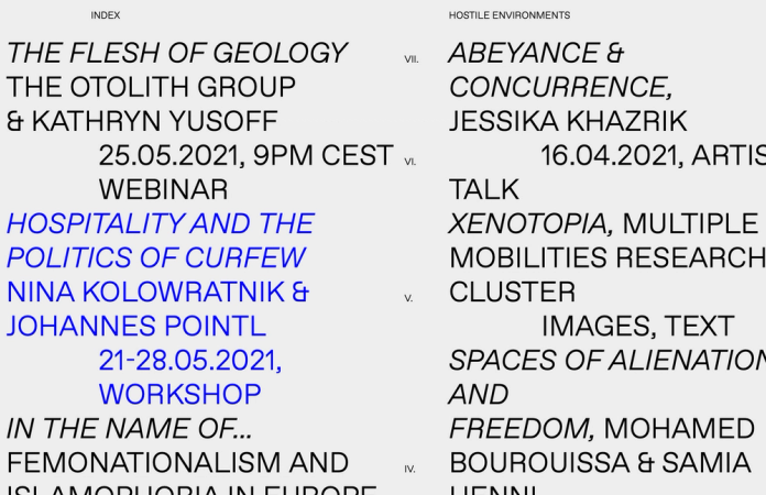 Hostile environments - spring programme