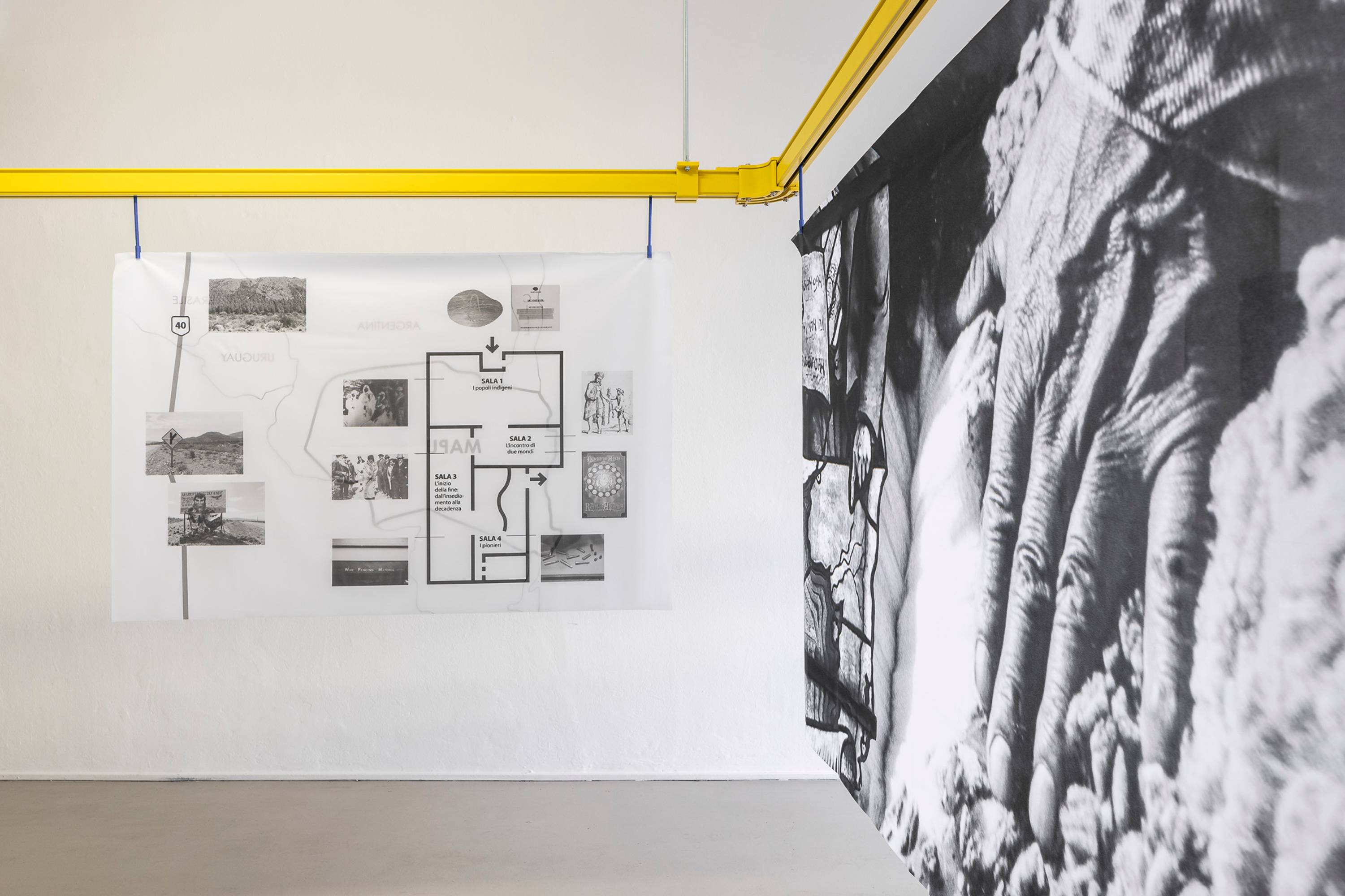 Silver Rights, Elena Mazzi in dialogue with Eduardo Molinari, exhibition view, ©ar/ge kunst, photo Tiberio Sorvillo, 2021