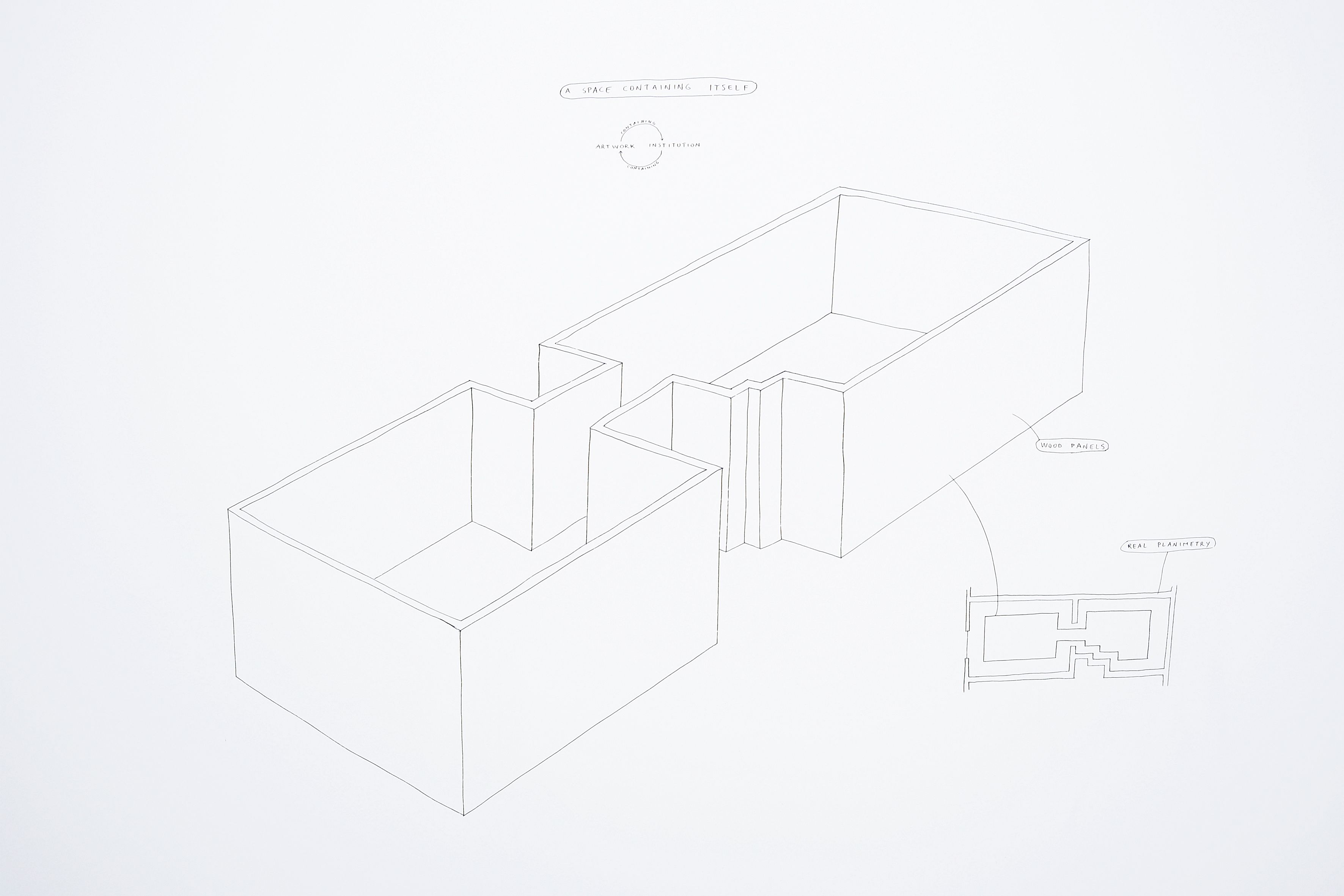 A Space Containing Itself,  from the Spatial Dispositions Series, Aldo Giannotti, ar/ge kunst, Bozen/Bolzano 2015photo aneres