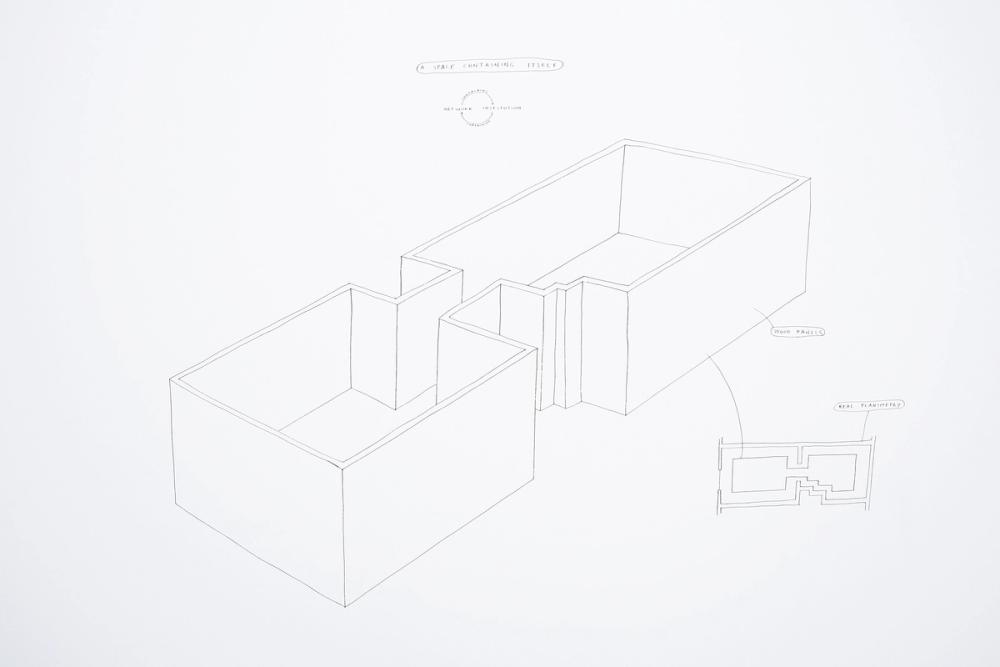 A Space Containing Itself,  from the Spatial Dispositions Series, Aldo Giannotti, ar/ge kunst, Bozen/Bolzano 2015photo aneres