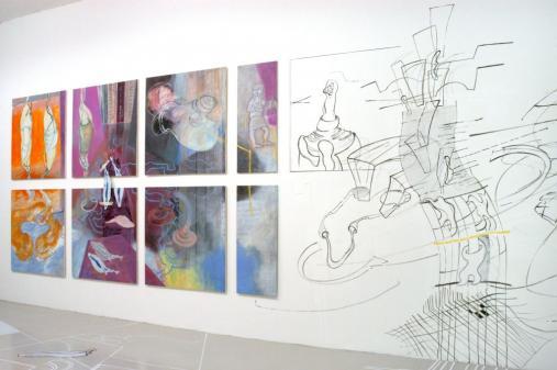 Exhibiton view, Brigitte Mahlknecht, 2004