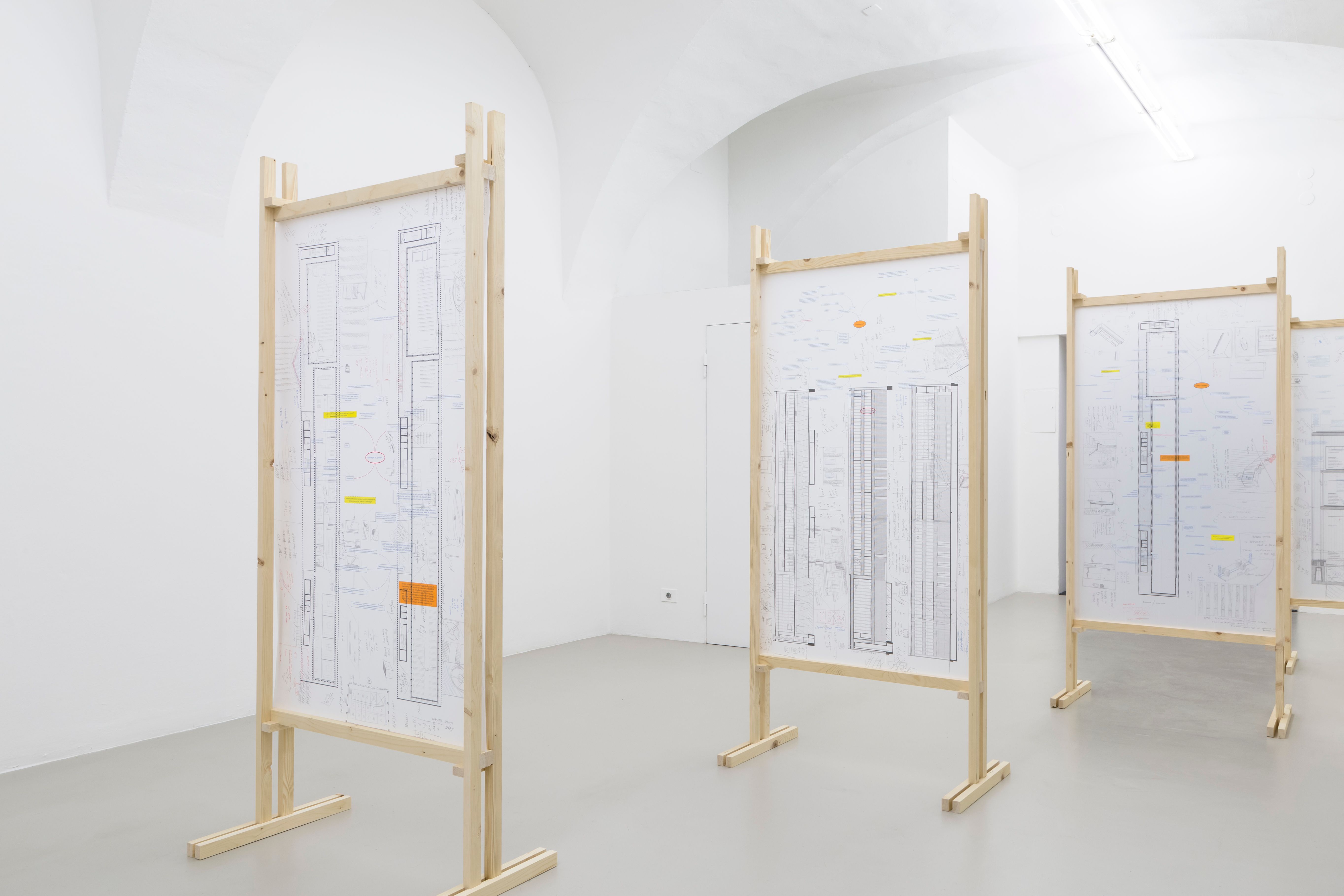 Elisa Caldana and Diego Tonus, Topography of Terror, Installation View at ar/ge kunst. Photo Guadagnini, 2017 ©argekunst, Bolzano