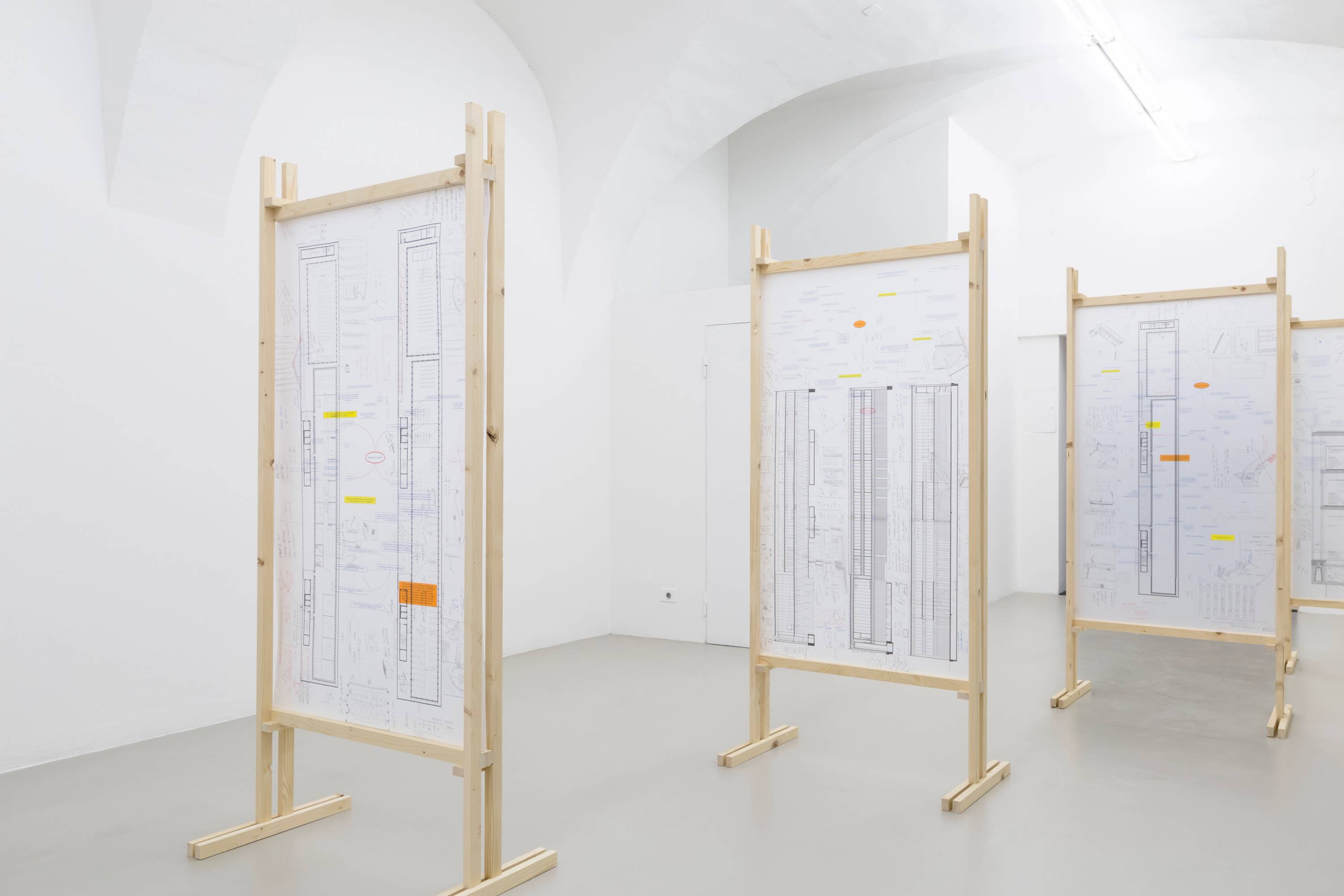 Elisa Caldana and Diego Tonus, Topography of Terror, Installation View at ar/ge kunst. Photo Guadagnini, 2017 ©argekunst, Bolzano