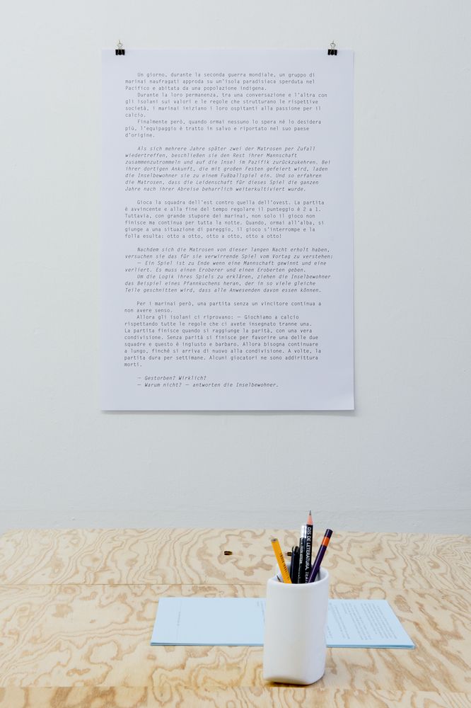 Brave New Alps & Paolo Plotegher, What It Means to Win, 2014. Courtesy of the artist, photo by snares 2014